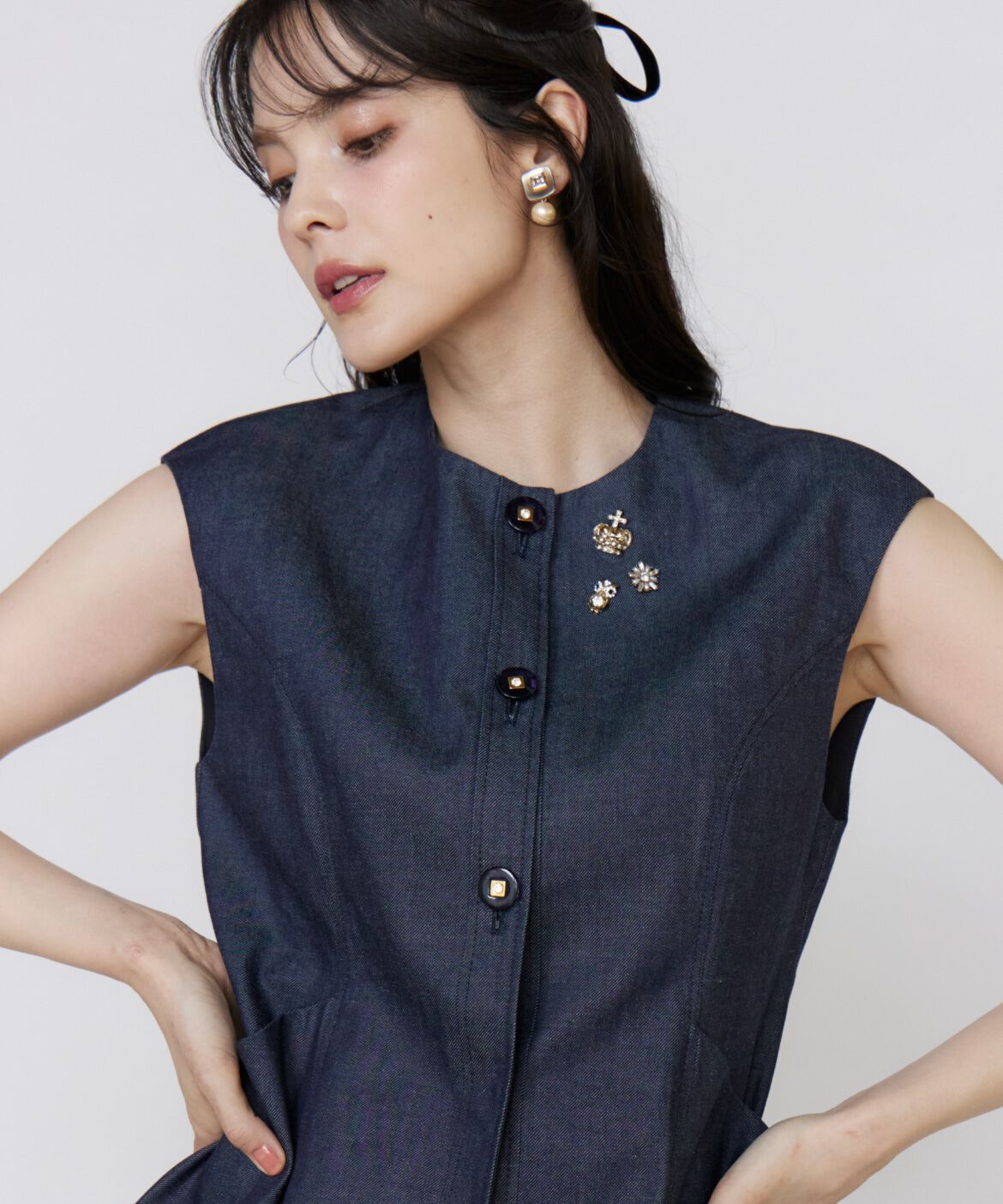 Maglie le cassetto「ふくろうブローチ」|ブローチ・コサージュ|