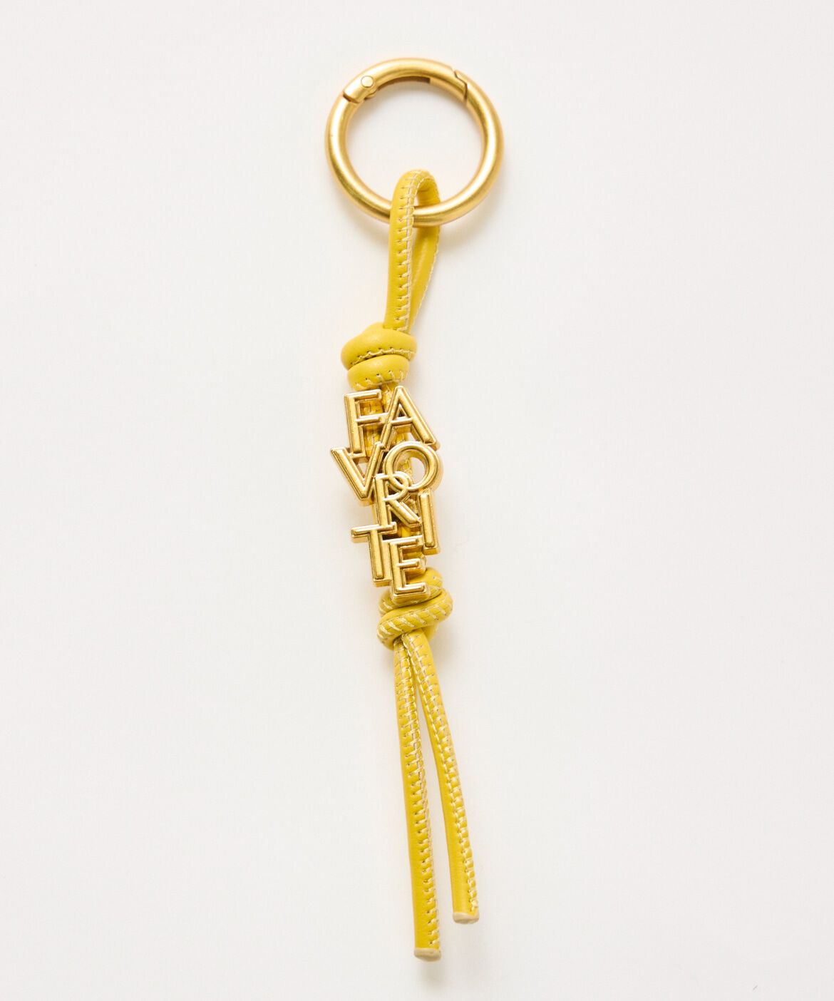 FAVORITE SUKINAMONO「ロゴキーチャーム」|チャーム・キーホルダー|イエロー