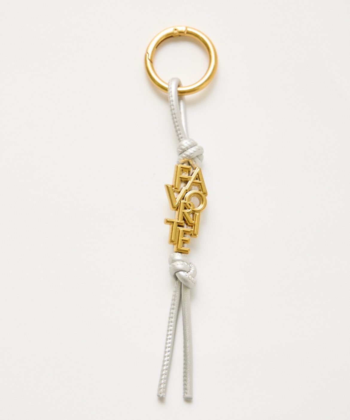 FAVORITE SUKINAMONO「ロゴキーチャーム」|チャーム・キーホルダー|シルバー