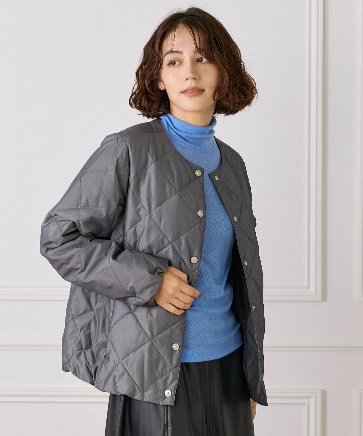 DAY by DAY it&rsquo;s international「クルーネックダウンジャケット《TAIONコラボレーション》　」|ダウン|チャコールグ 3