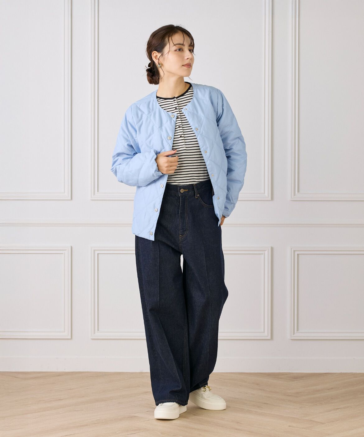 DAY by DAY it&rsquo;s international「クルーネックダウンジャケット《TAIONコラボレーション》　」|ダウン|