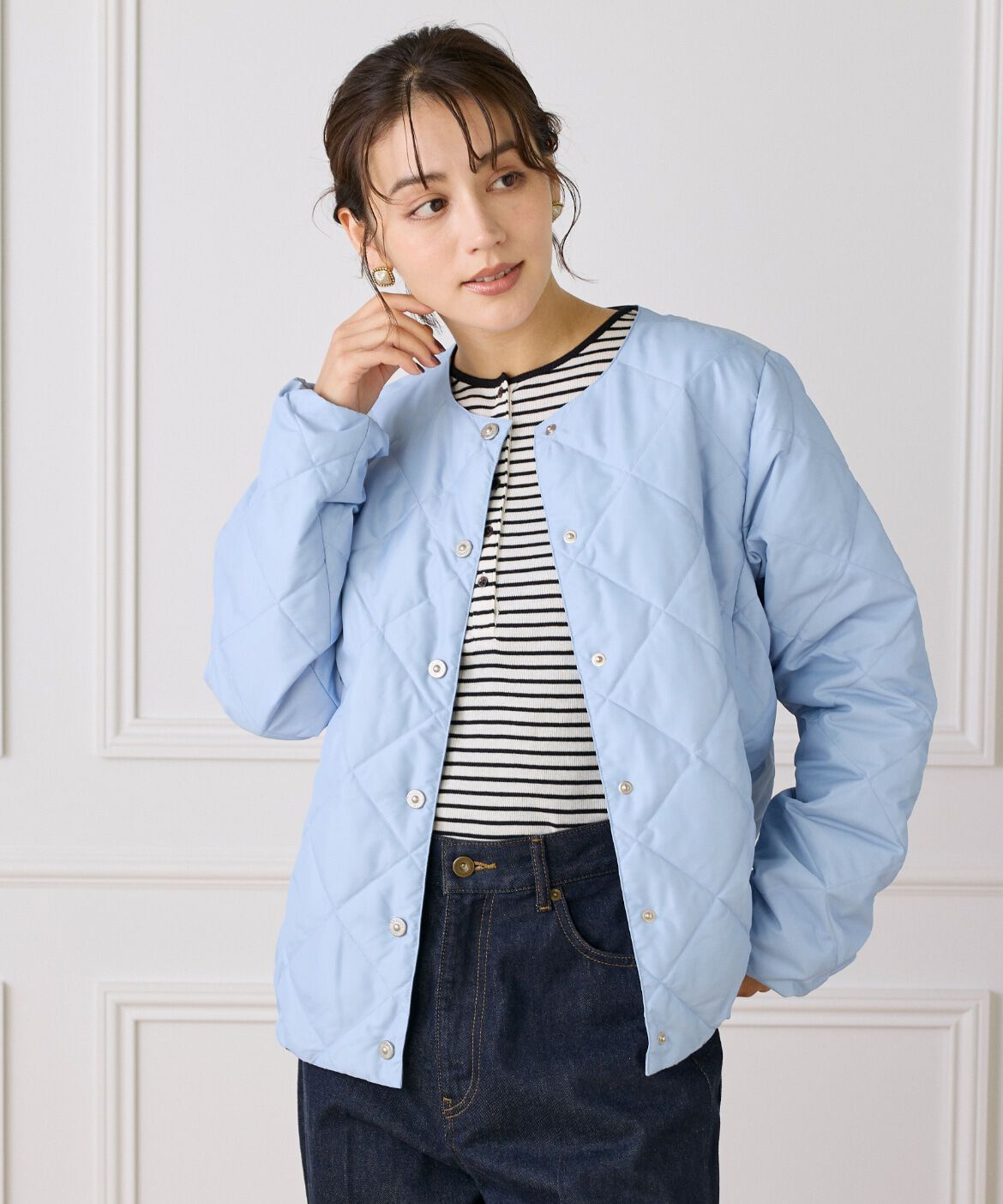 DAY by DAY it&rsquo;s international「クルーネックダウンジャケット《TAIONコラボレーション》　」|ダウン|サックス3