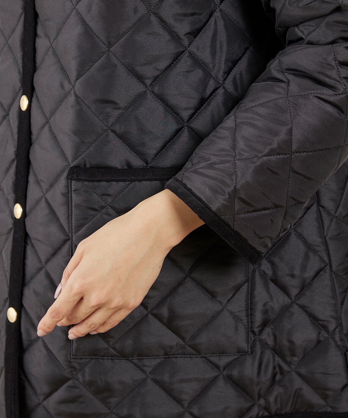 INED「《Traditional Weatherwear》キルティングコート　ARKLEY A-LINE MIDDLE」|その他|