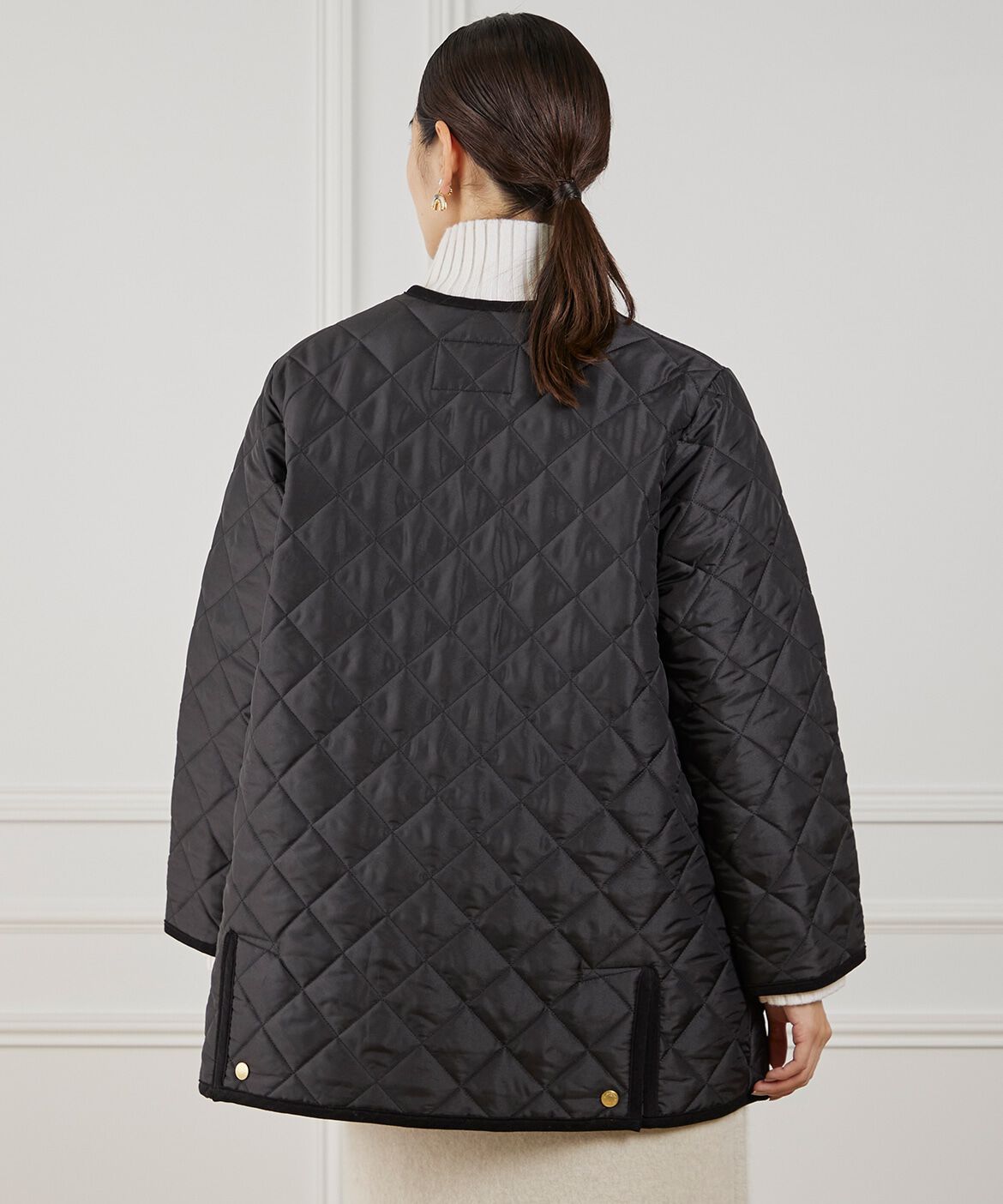 INED「《Traditional Weatherwear》キルティングコート　ARKLEY A-LINE MIDDLE」|その他|