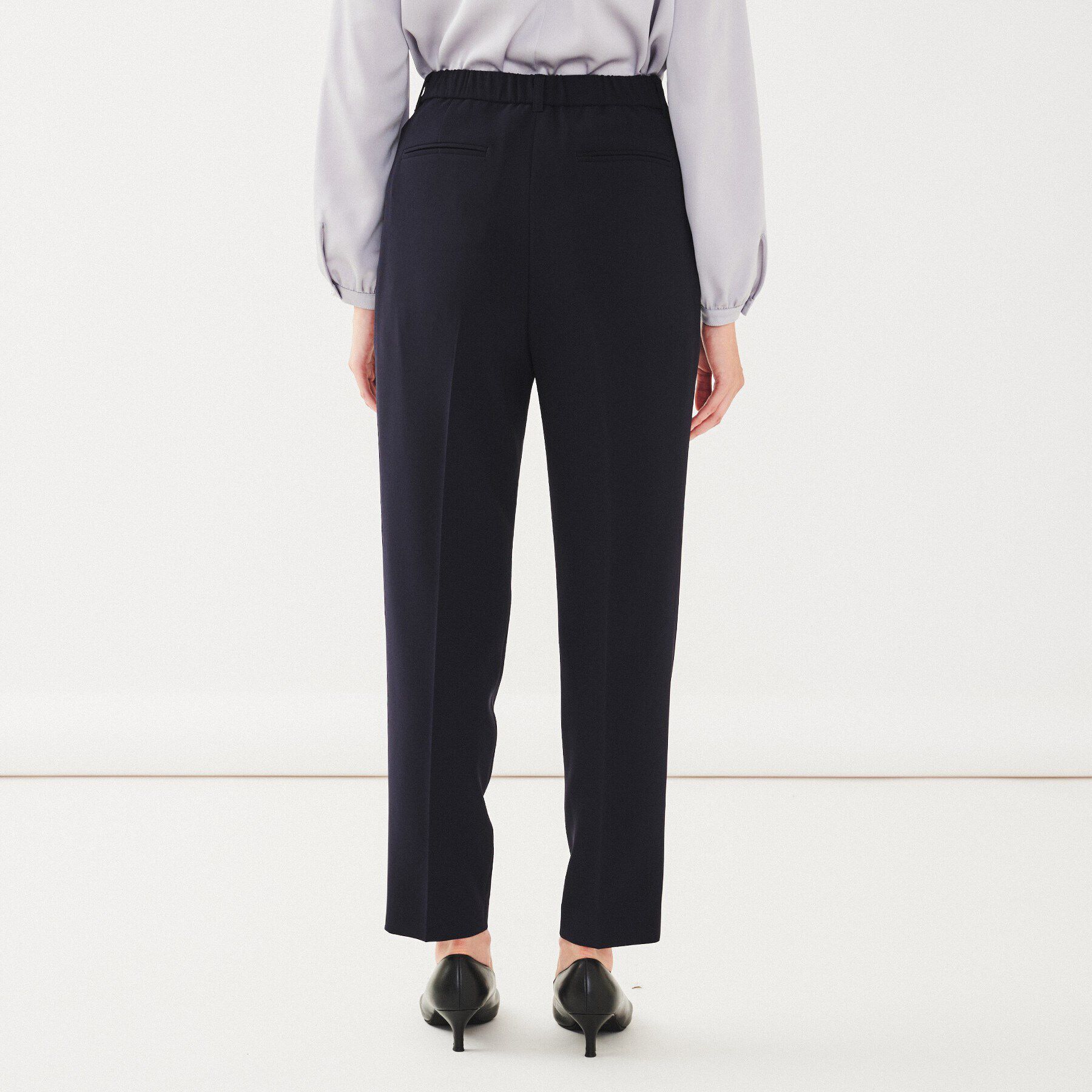 UNTITLED「【通勤スーツ】タックテーパードパンツ」|その他|