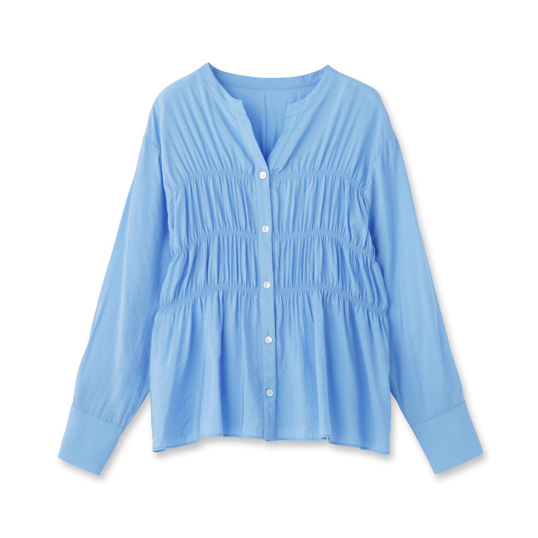 UNTITLED「リラックスシャーリングブラウス」|シャツ・ブラウス|