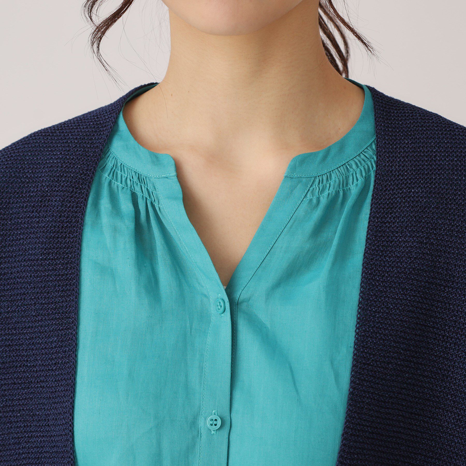 COUP DE CHANCE「【洗える／日本製／ヒップ丈】着流しカーディガン」|カーディガン|