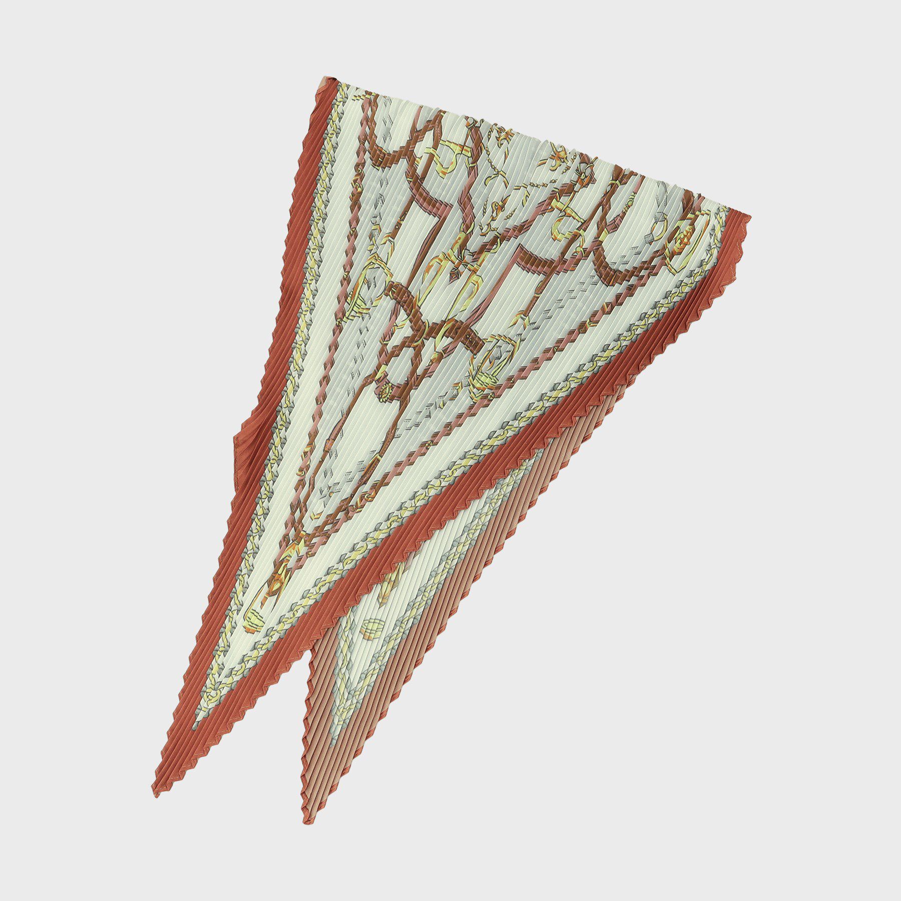 COUP DE CHANCE「ベルトプリーツミニ」|バンダナ・スカーフ|オレンジ(366)