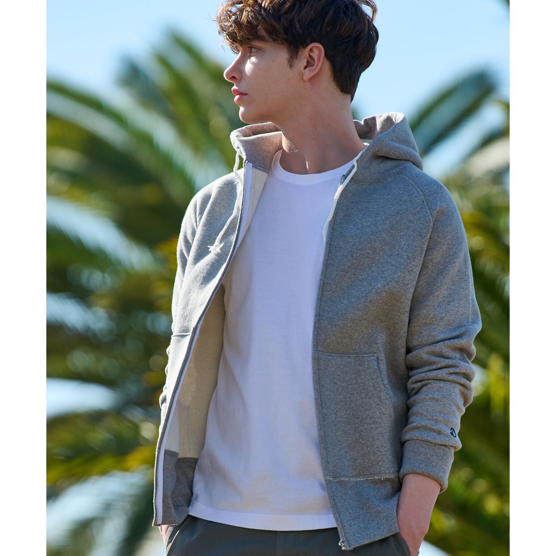 DRESSTERIOR「【ベストセラー】デキシー吊裏毛ジップアップパーカ」|パーカー|