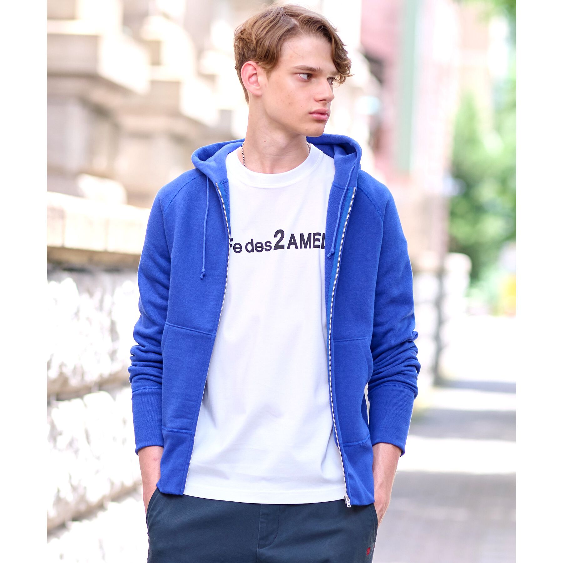 DRESSTERIOR「【ベストセラー】デキシー吊裏毛ジップアップパーカ」|パーカー|