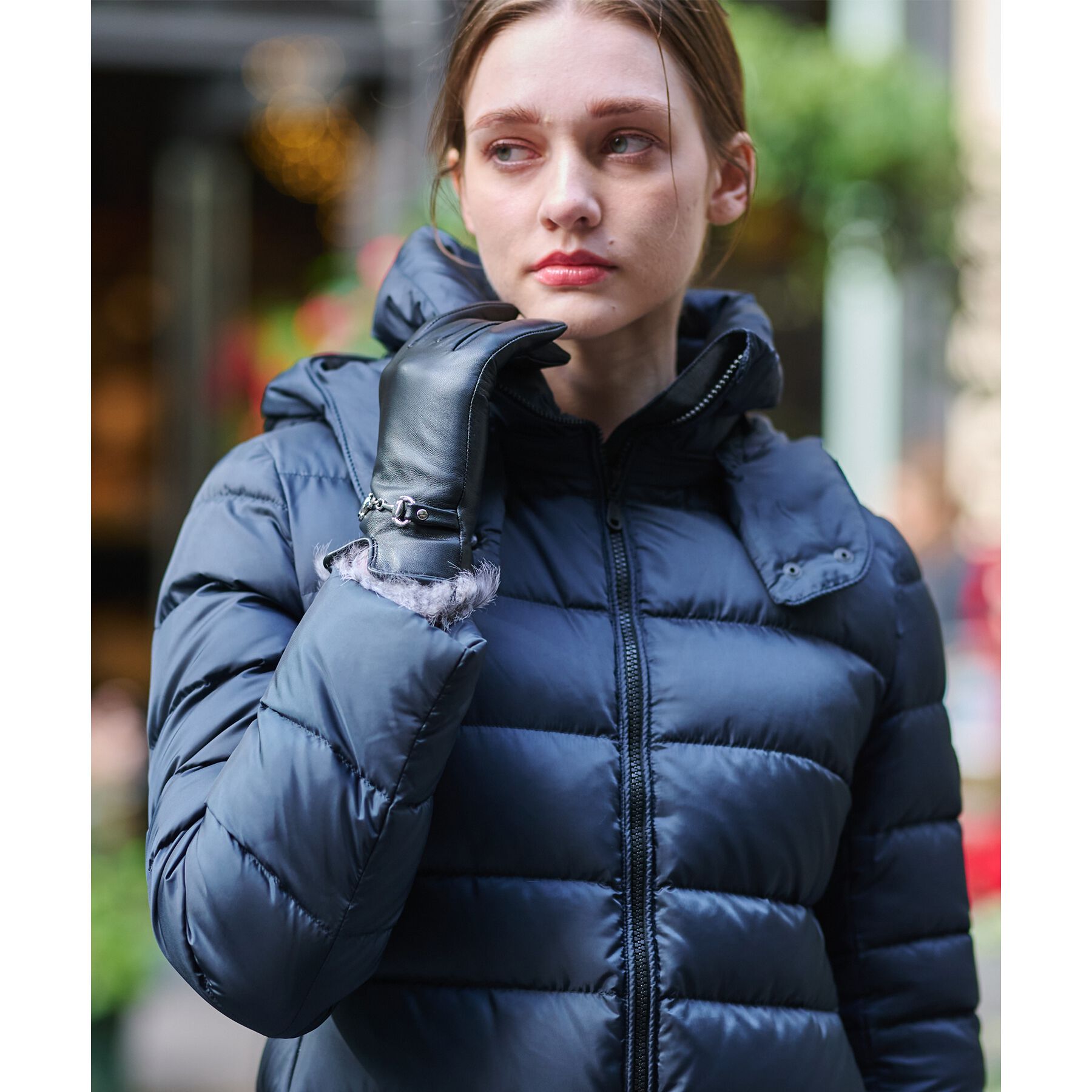 DRESSTERIOR「【スマホ対応】ラビットファースマートフォングローブ」|手袋|