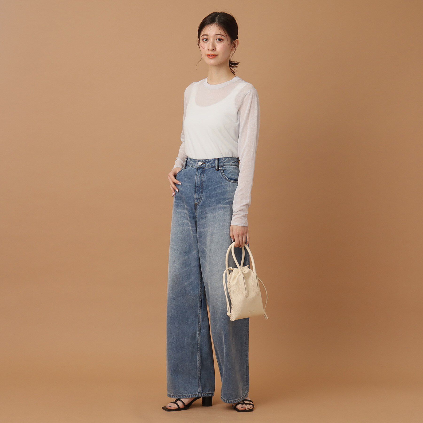 DRESSTERIOR「【大人百花モデル美香さん着用/CLASSY.12月号/otonaMUSE11月号掲載】ヴィンテージ加」|デニム|