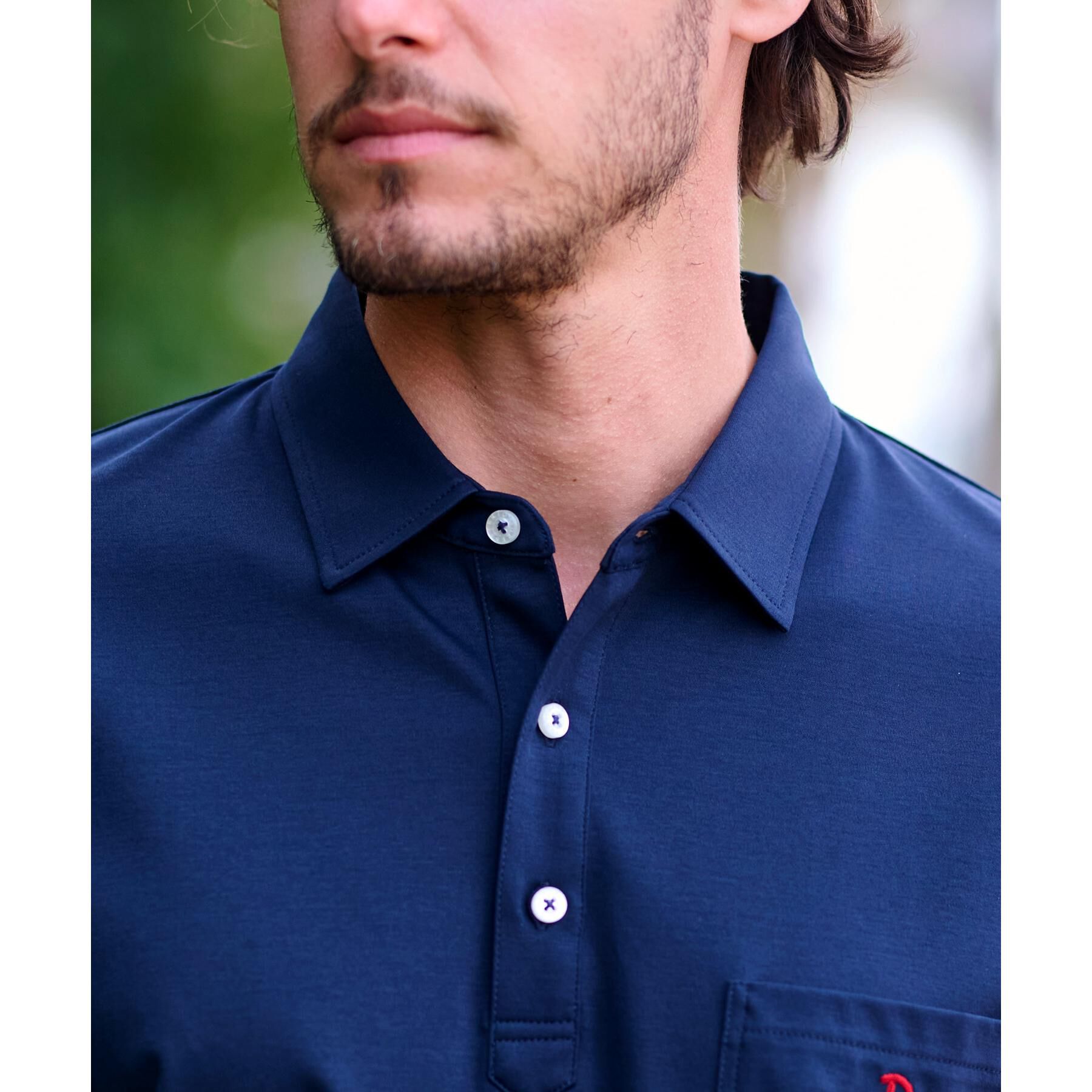 DRESSTERIOR「【接触冷感/抗菌防臭/消臭】ICE CLEAR COTTON オーバーフィットポロシャツ」|ポロシャツ|