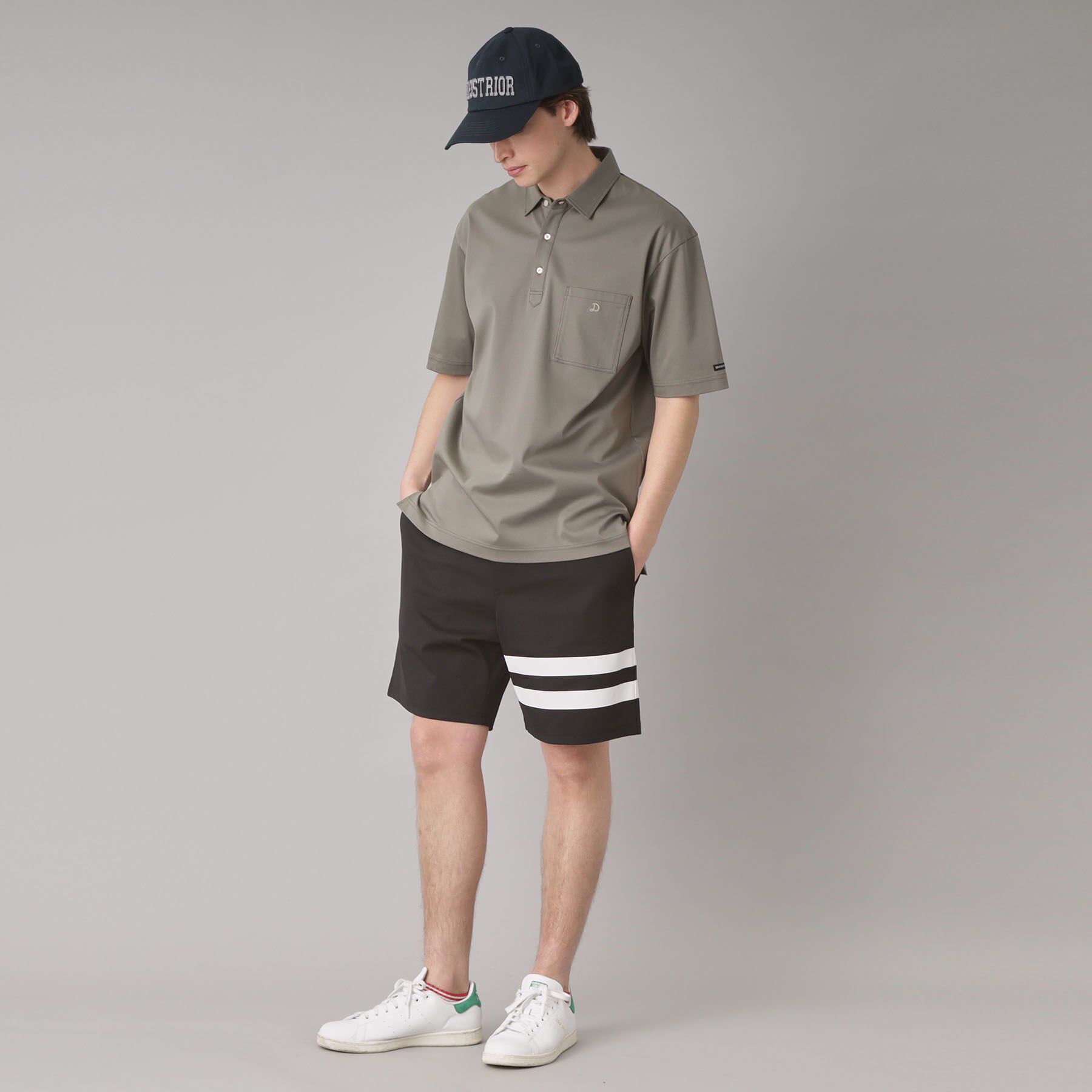 DRESSTERIOR「【接触冷感/抗菌防臭/消臭】ICE CLEAR COTTON オーバーフィットポロシャツ」|ポロシャツ|