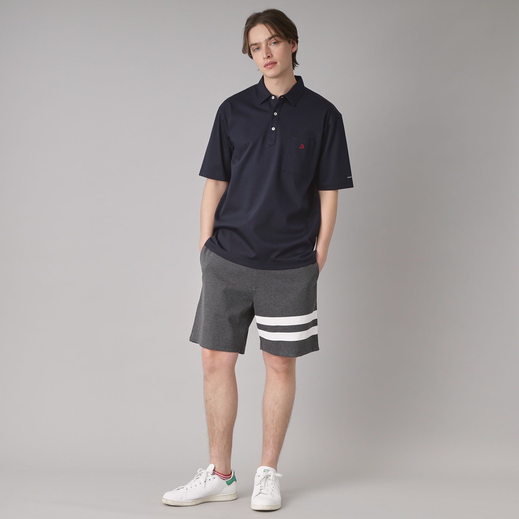 DRESSTERIOR「【接触冷感/抗菌防臭/消臭】ICE CLEAR COTTON オーバーフィットポロシャツ」|ポロシャツ|