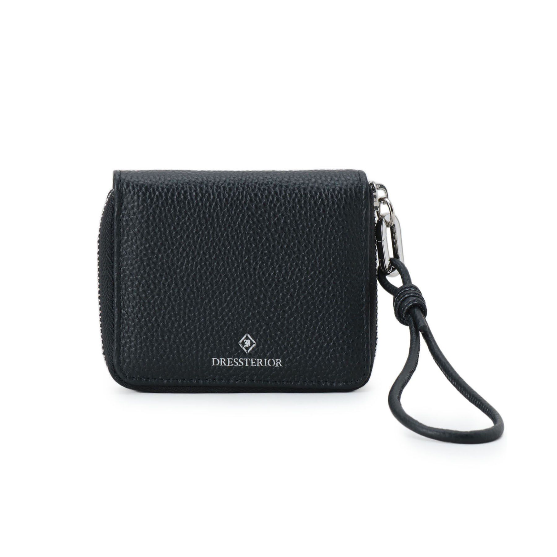 DRESSTERIOR「ハンドストラップ ミニウォレット」|財布|ブラック(019)