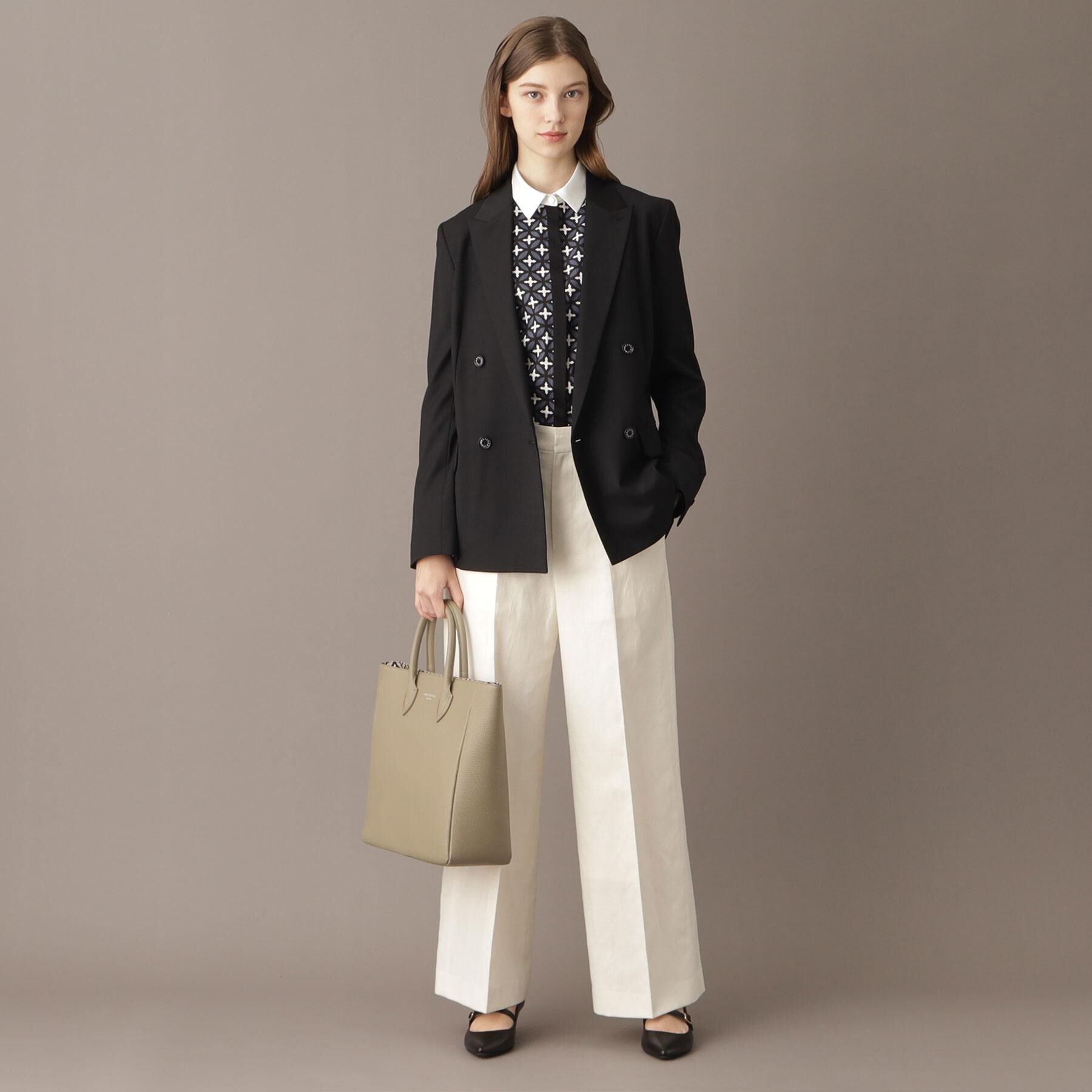 DRESSTERIOR「ピークドダブルライトストレッチジャケット」|テーラードジャケット|