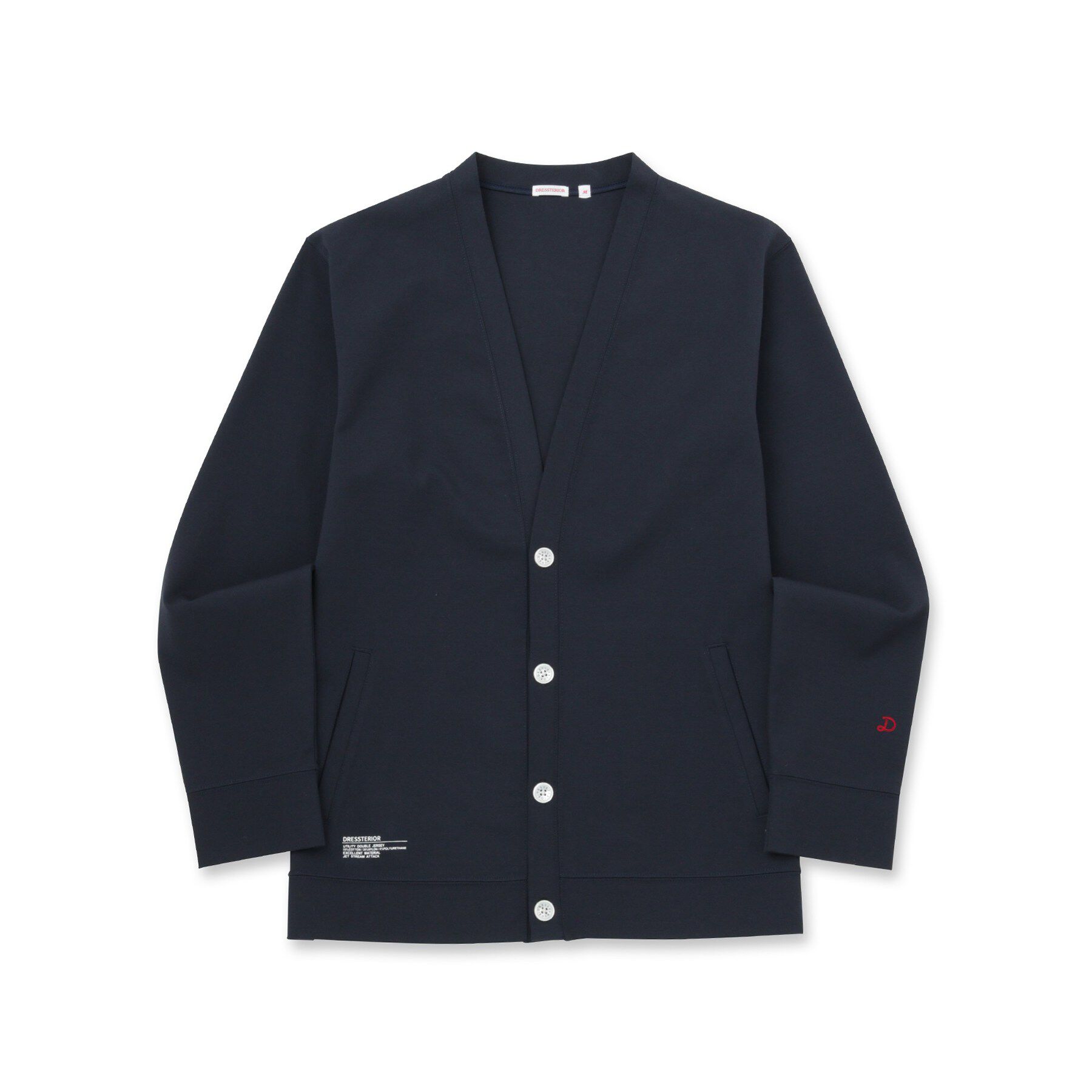 DRESSTERIOR「ドライタッチ ハイカウントカットソー カーデ」|カーディガン|