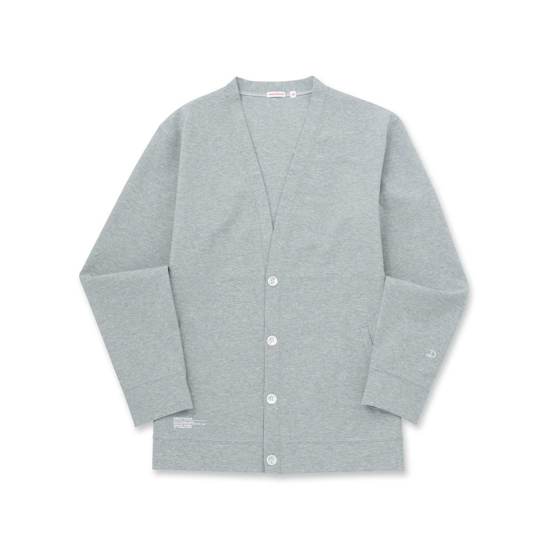 DRESSTERIOR「ドライタッチ ハイカウントカットソー カーデ」|カーディガン|