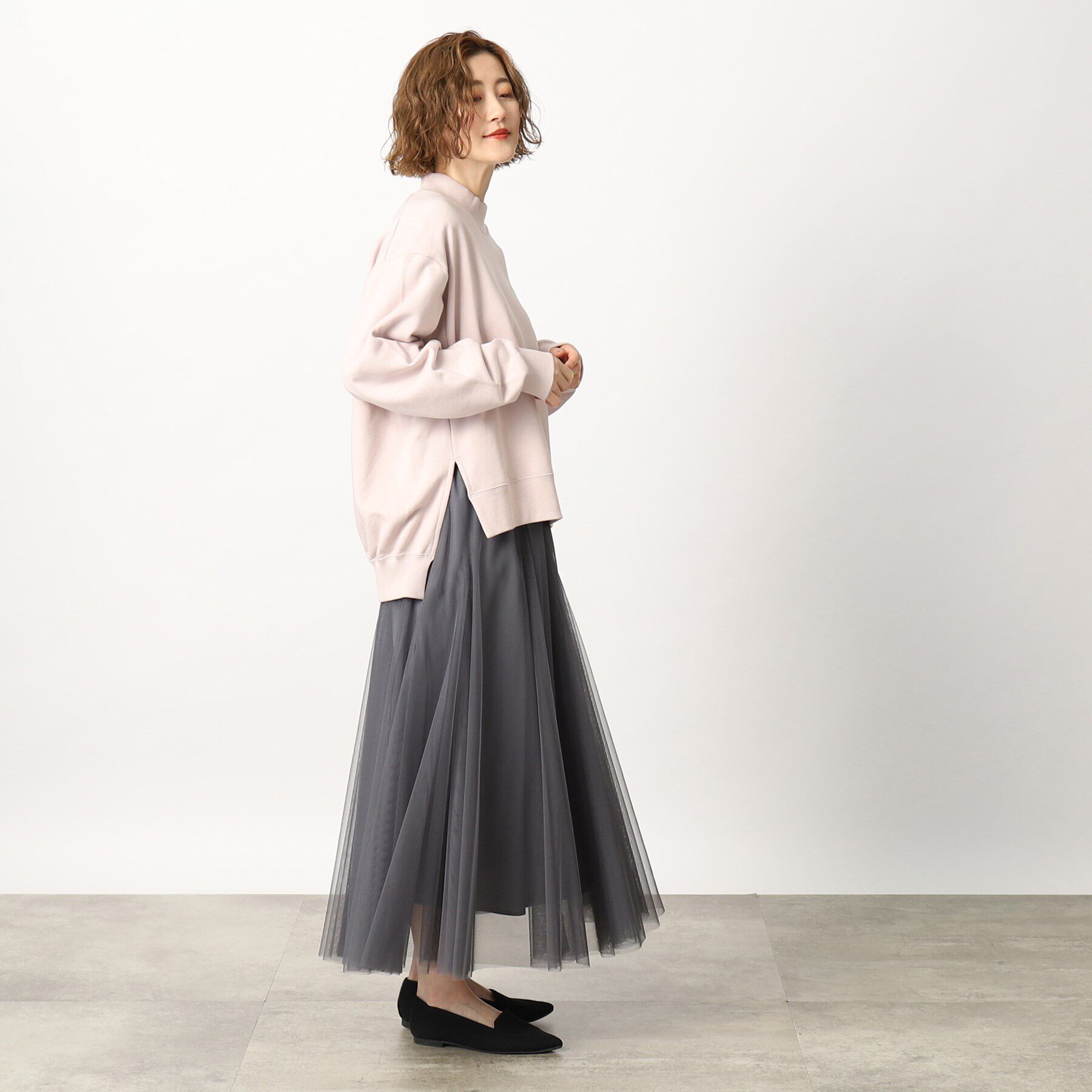 grove「Lee モックネックスウェット」|パーカー|