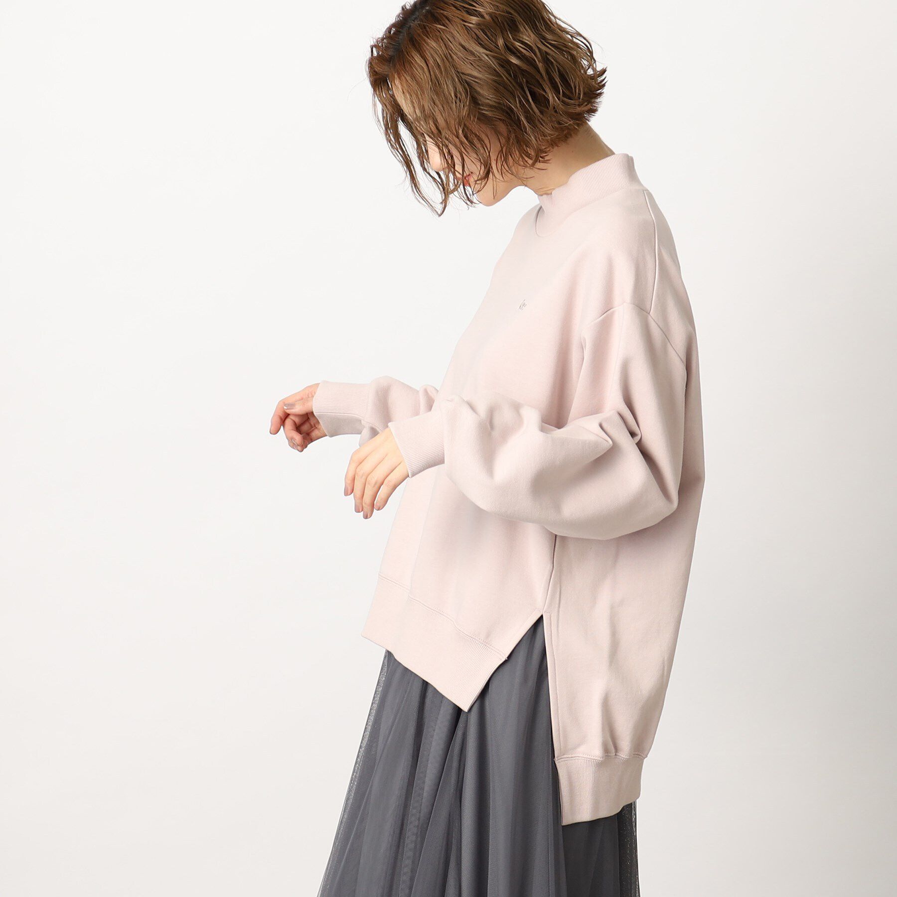 grove「Lee モックネックスウェット」|パーカー|