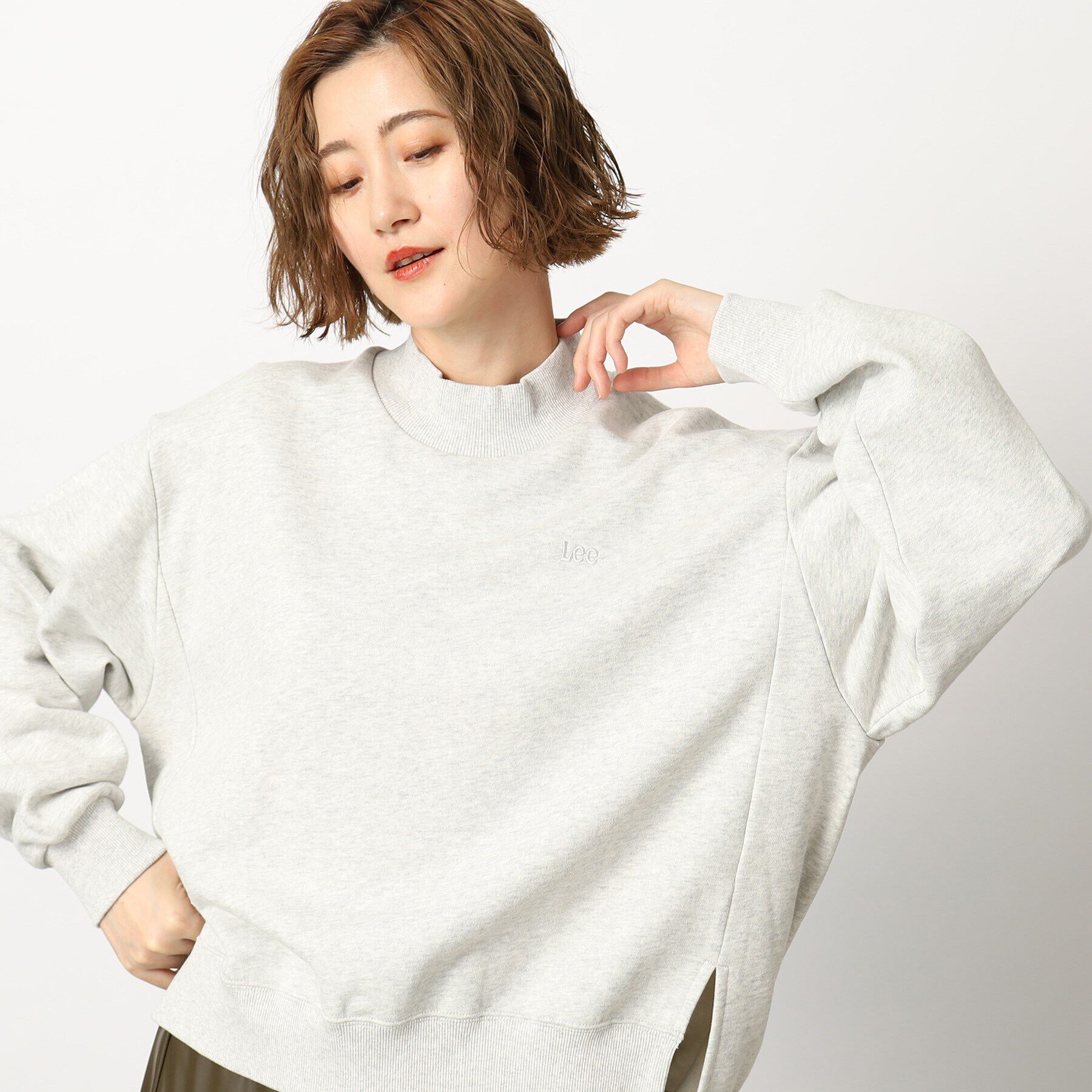 grove「Lee モックネックスウェット」|パーカー|