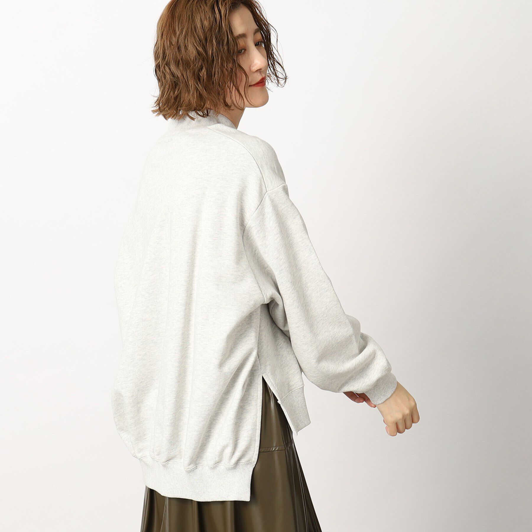 grove「Lee モックネックスウェット」|パーカー|