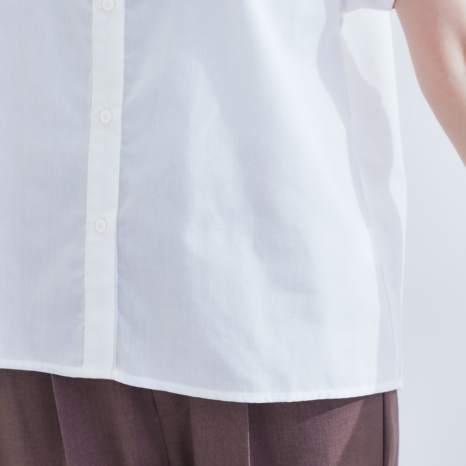 grove「涼やかさと上品さを兼ね備えた　レースシャツブラウス」|シャツ・ブラウス|