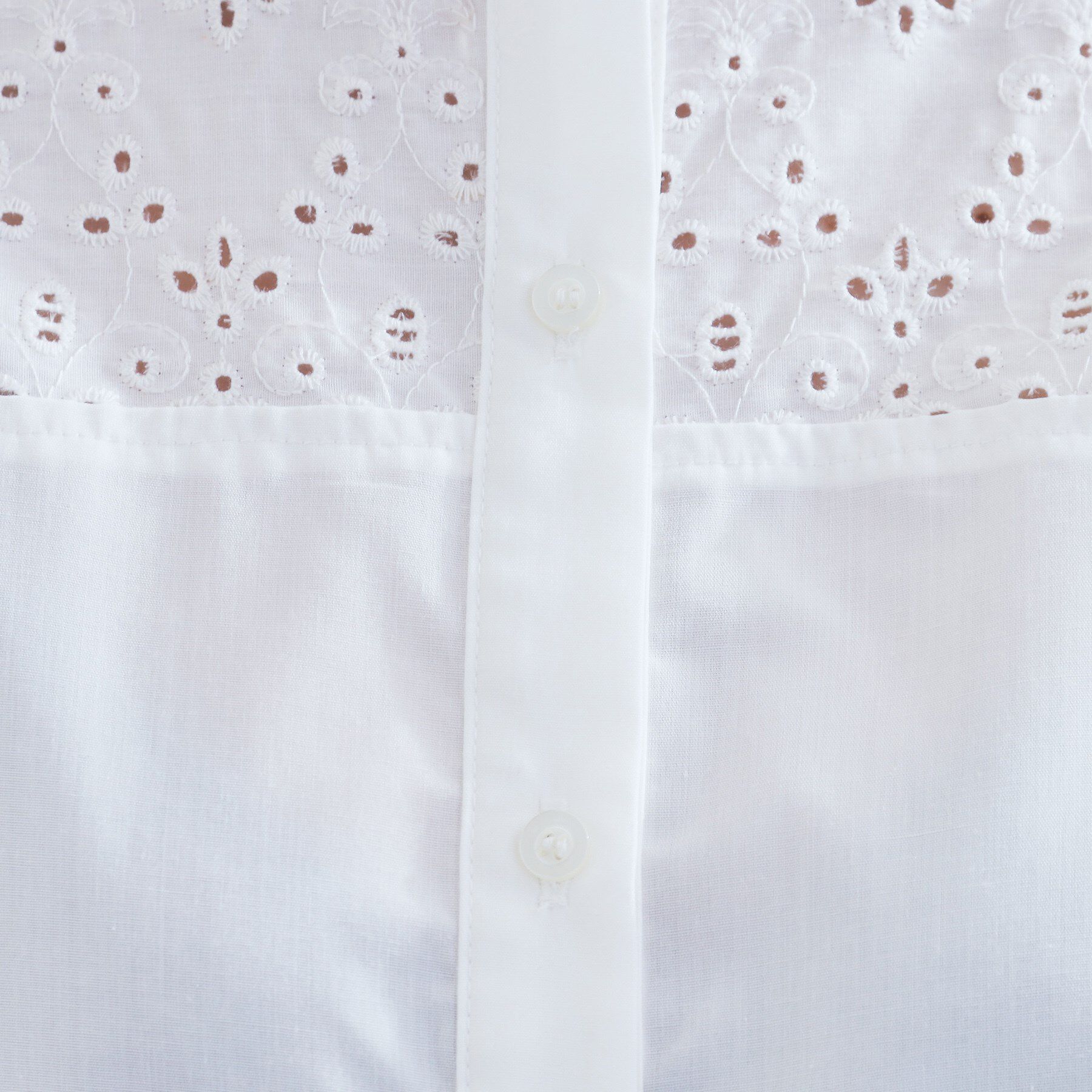 grove「涼やかさと上品さを兼ね備えた　レースシャツブラウス」|シャツ・ブラウス|