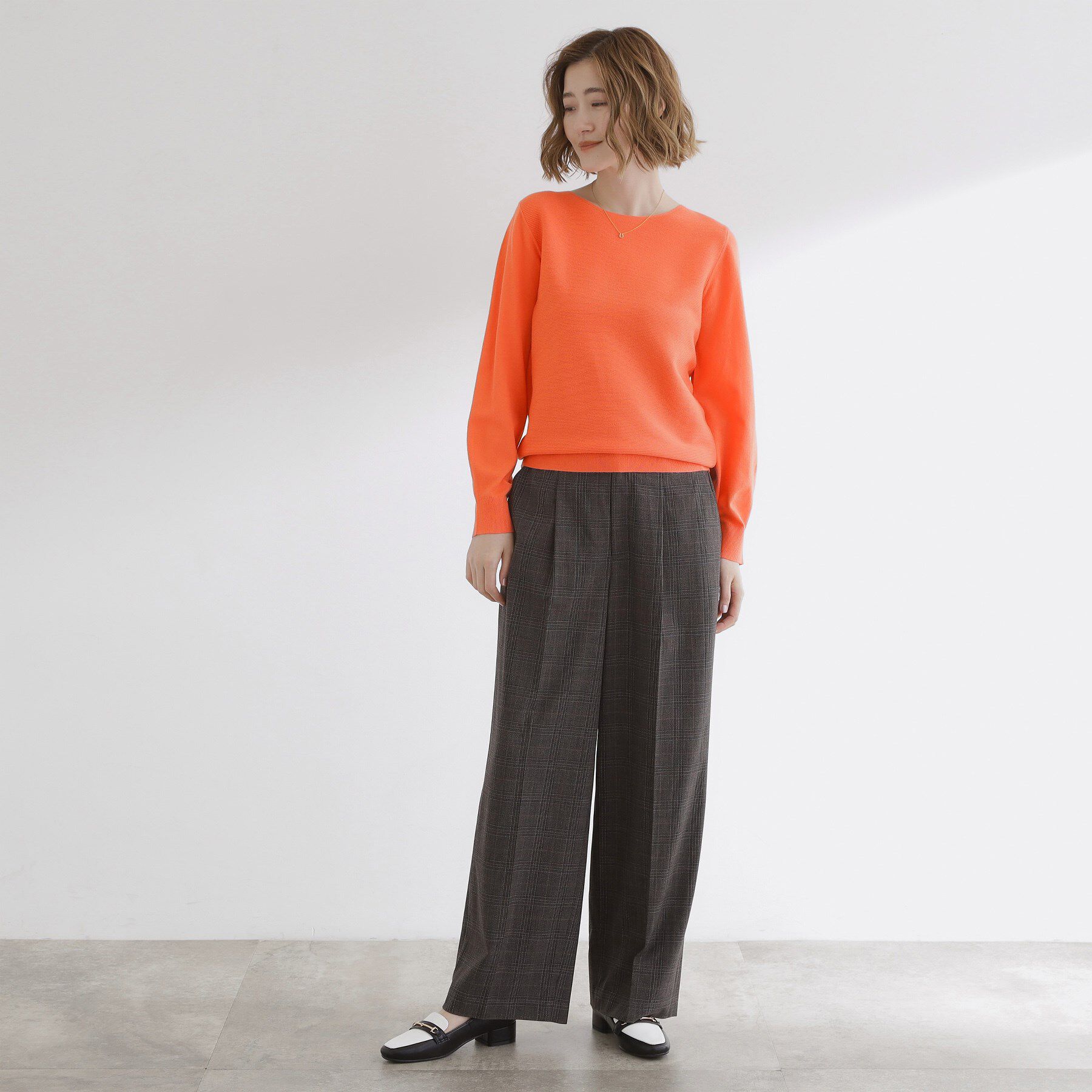 grove「【最終お値下げ！】ガーターボートネックプルオーバー【洗える/毛玉軽減】」|ニット・セーター|