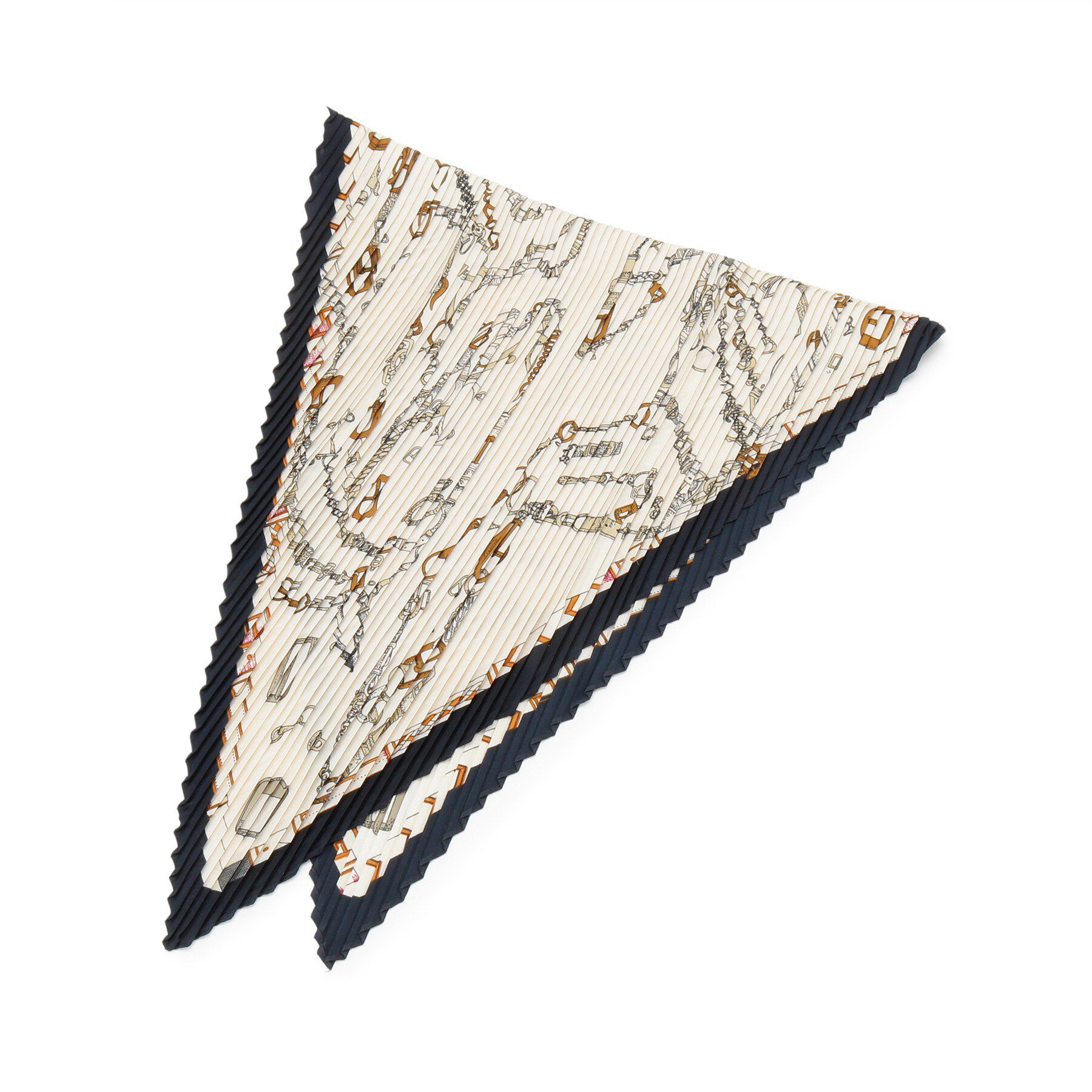 grove「柄アソートプリーツスカーフ」|バンダナ・スカーフ|ライトベージュ(05