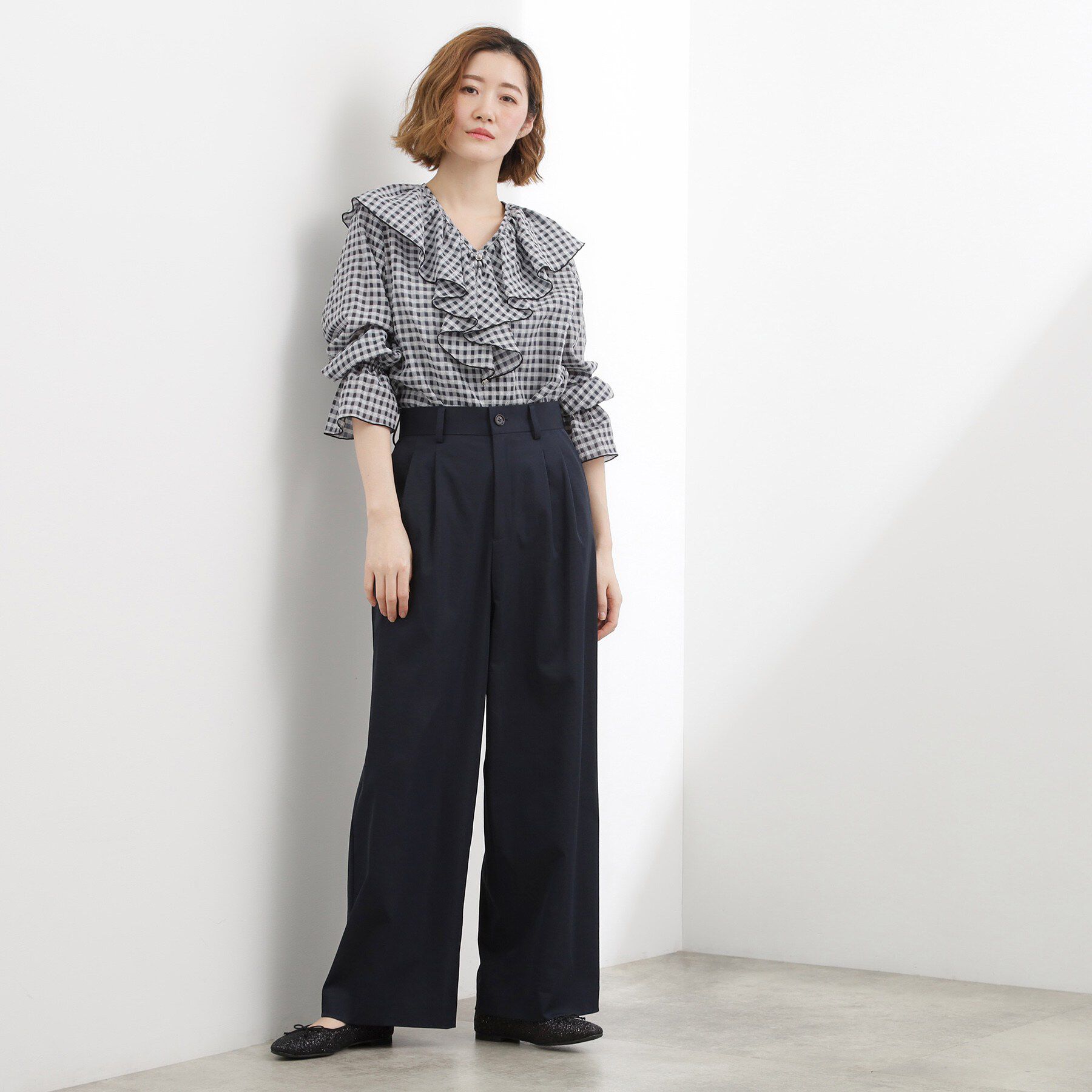 grove「ツータック ワイドチノパンツ」|その他|