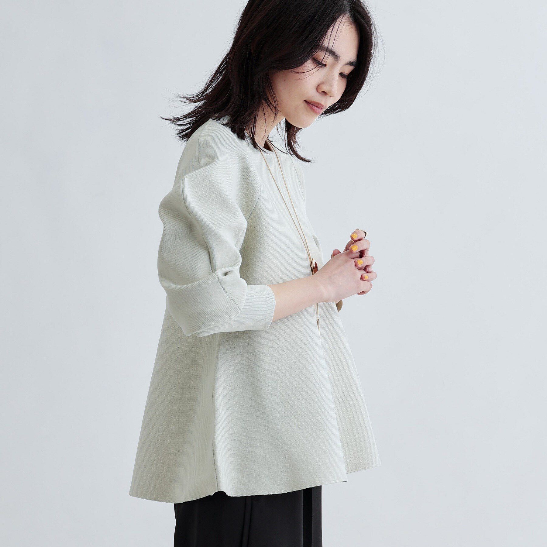 GALLEST「ペプラムフォルムニット」|ニット・セーター|