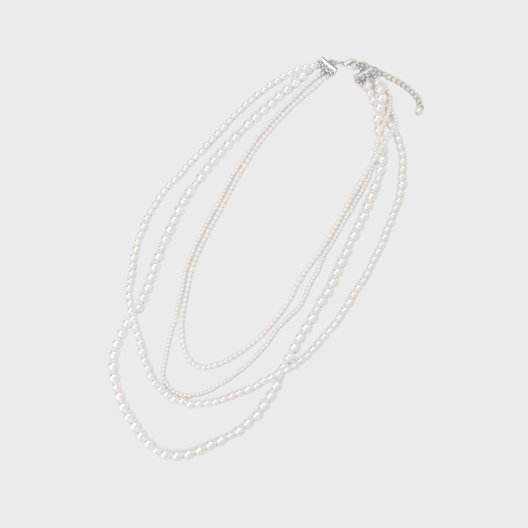 GALLEST「マルチストリングパール調ネックレス」|ネックレス|