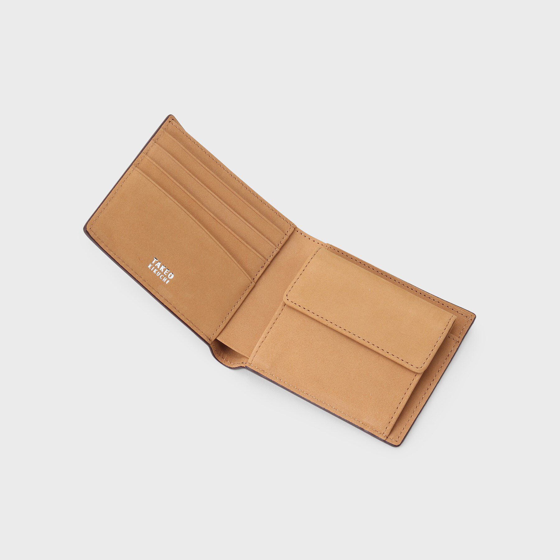 TAKEO KIKUCHI「【ソフト＆ナチュラル】ミニメッシュ レザー 2つ折り財布」|財布|