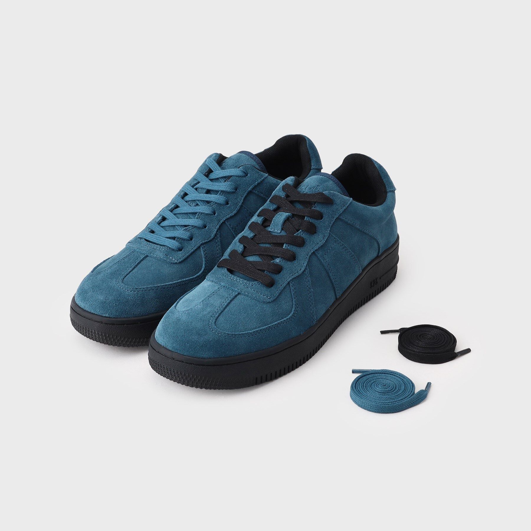 40CARATS&525「40ct&525 レザー スニーカー」|スニーカー|ダークグリーン(02