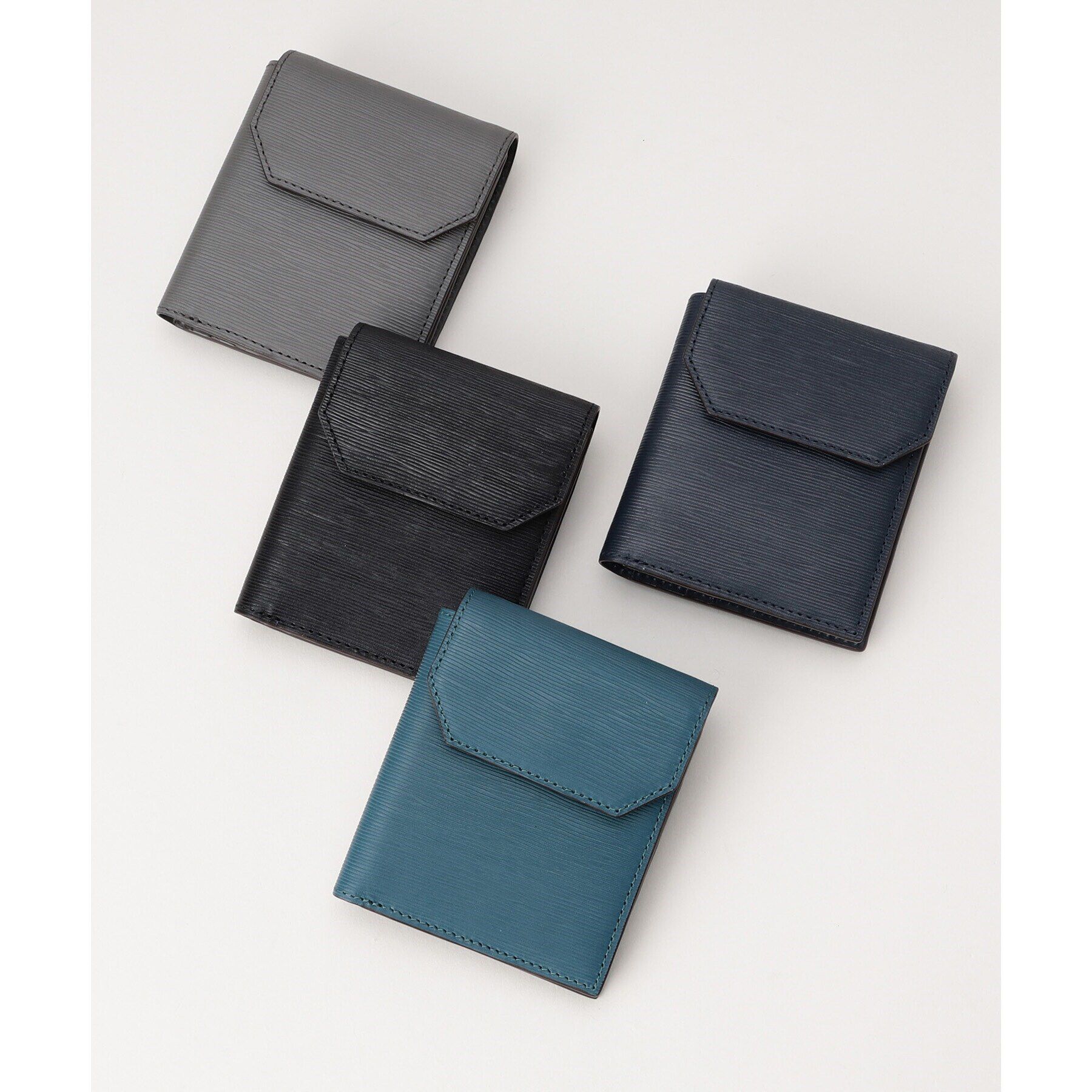 TAKEO KIKUCHI「【NEW レザーリップルシリーズ】 コンパクトウォレット」|財布|