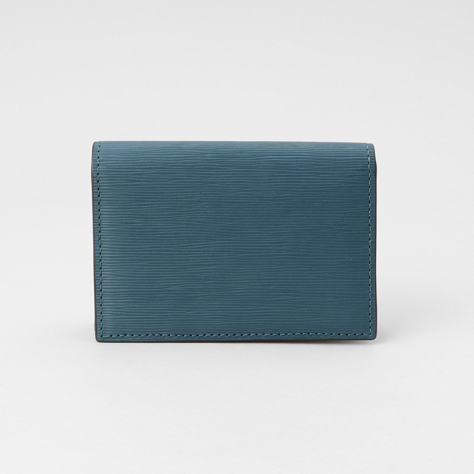 TAKEO KIKUCHI「【NEW レザーリップルシリーズ】名刺入れ」|名刺入れ・カードケース|グリーン(022)