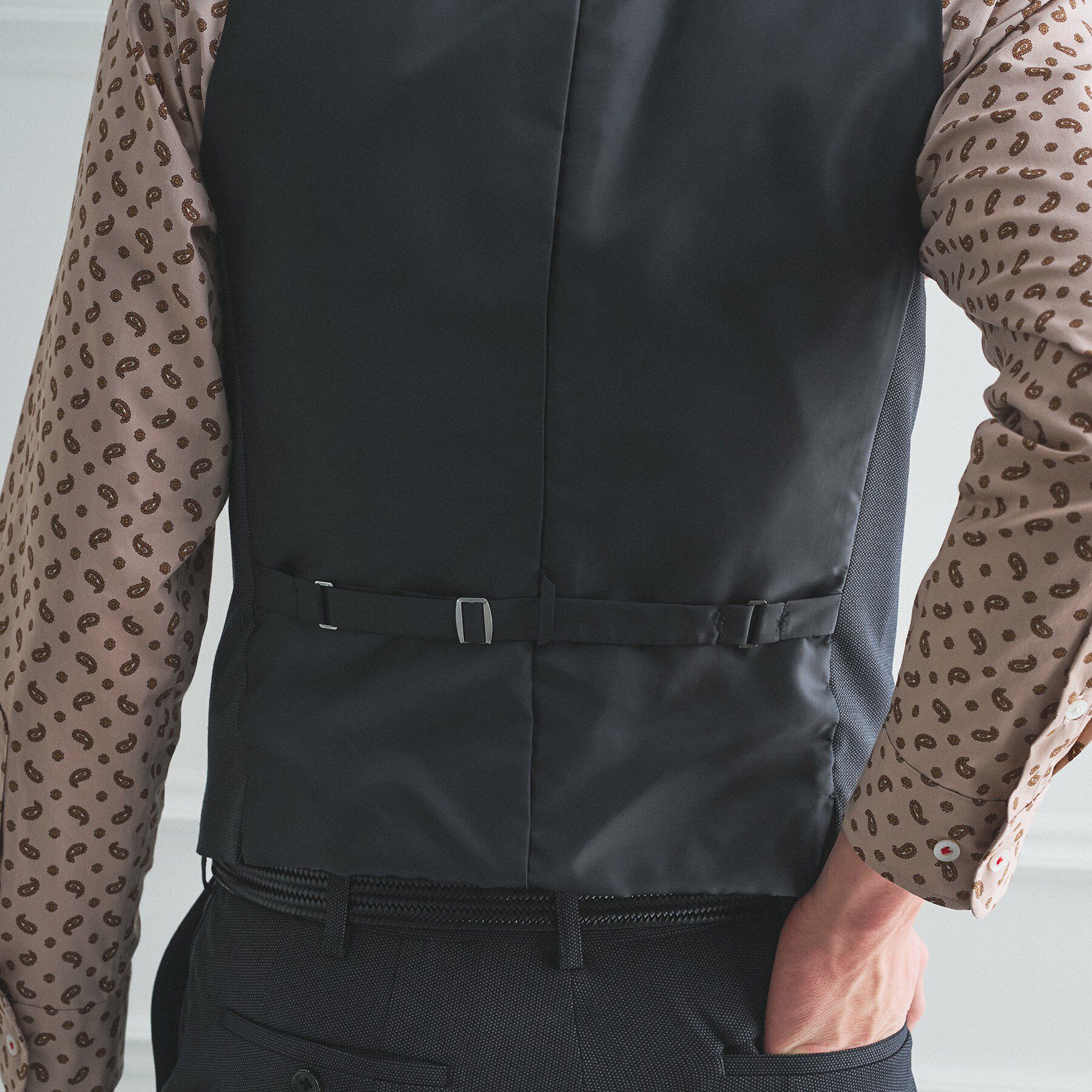 TAKEO KIKUCHI「【BOWLER HAT LABEL】ピンヘッドジャージ べスト」|スーツ|