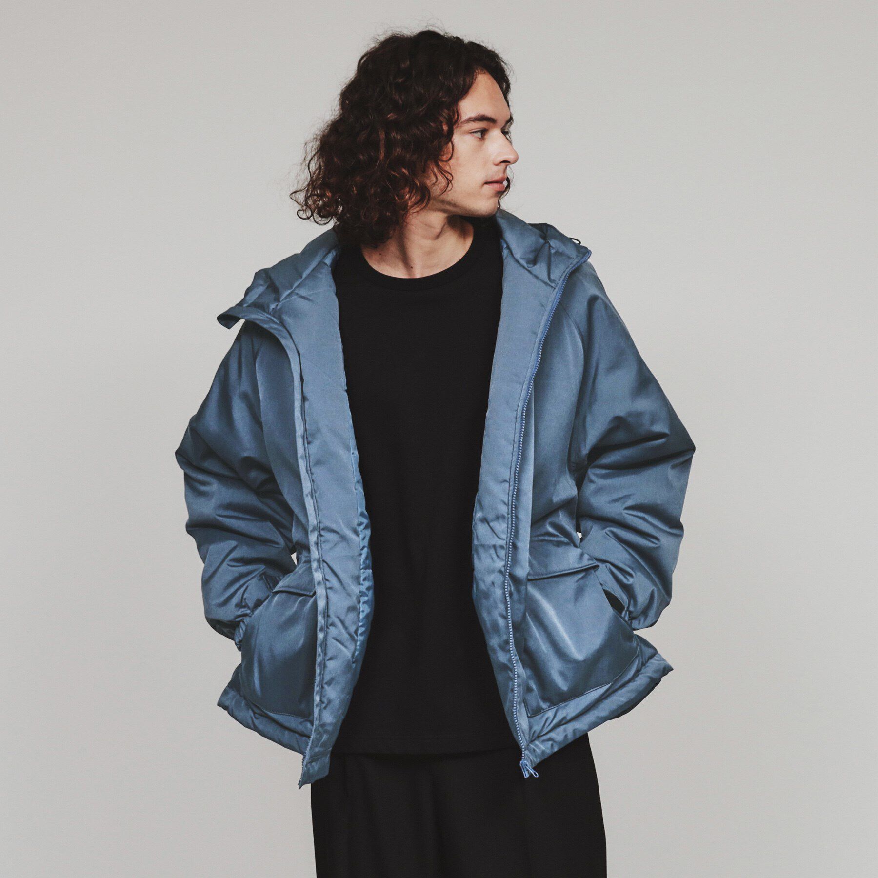 tk.TAKEO KIKUCHI「【マシンウォッシャブル】REPREVEフード中綿ブルゾン」|ブルゾン・スタジャン|