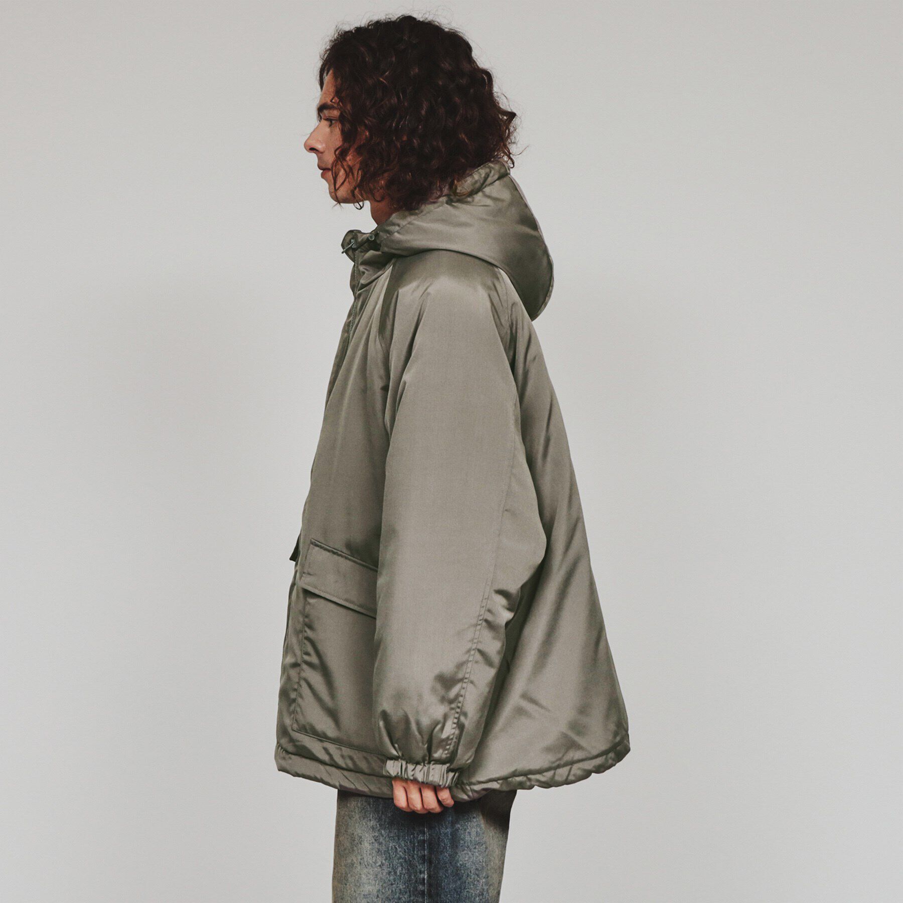 tk.TAKEO KIKUCHI「【マシンウォッシャブル】REPREVEフード中綿ブルゾン」|ブルゾン・スタジャン|