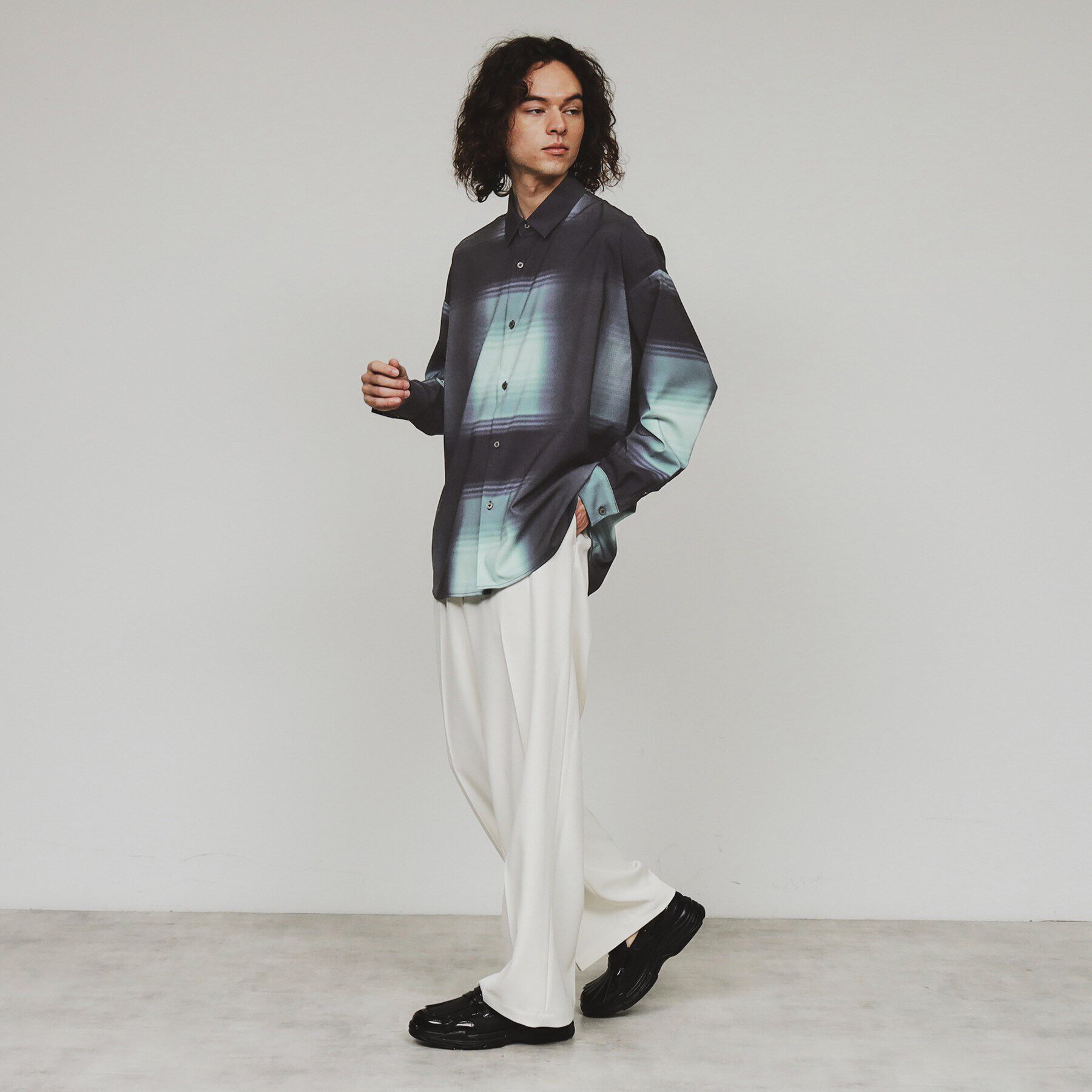 tk.TAKEO KIKUCHI「グラデオンブレーチェックシャツ」|シャツ・ブラウス|