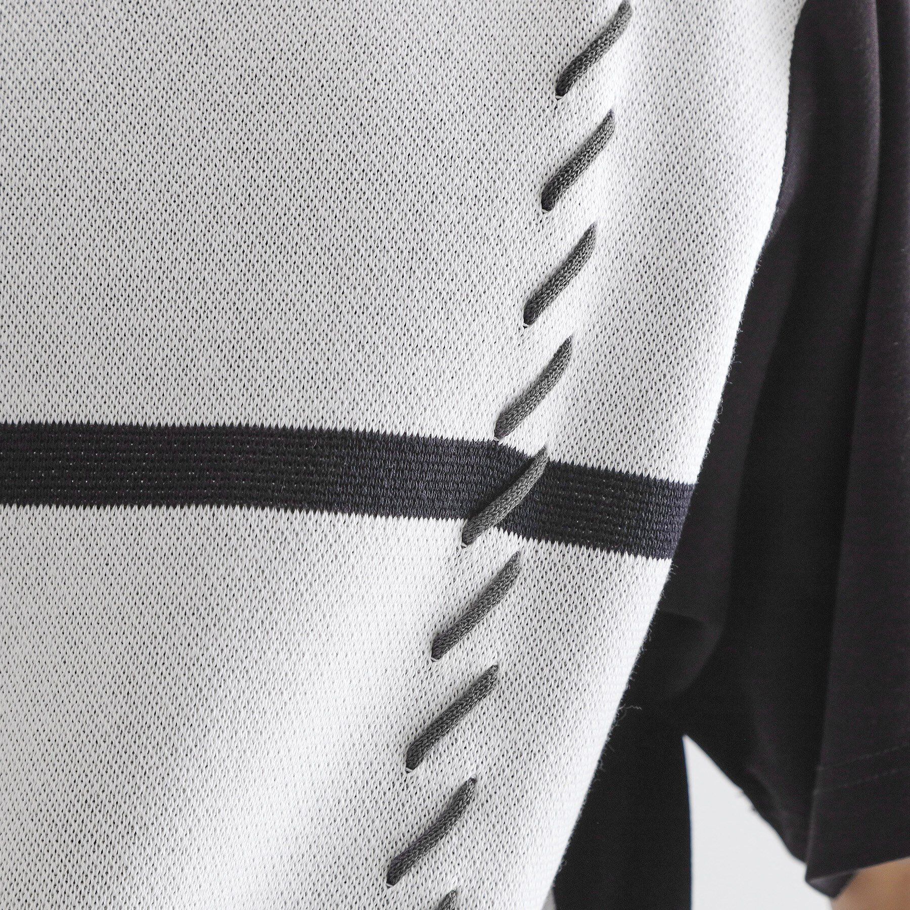 tk.TAKEO KIKUCHI「ニットドッキングクロスオーバー」|Tシャツ・カットソー|