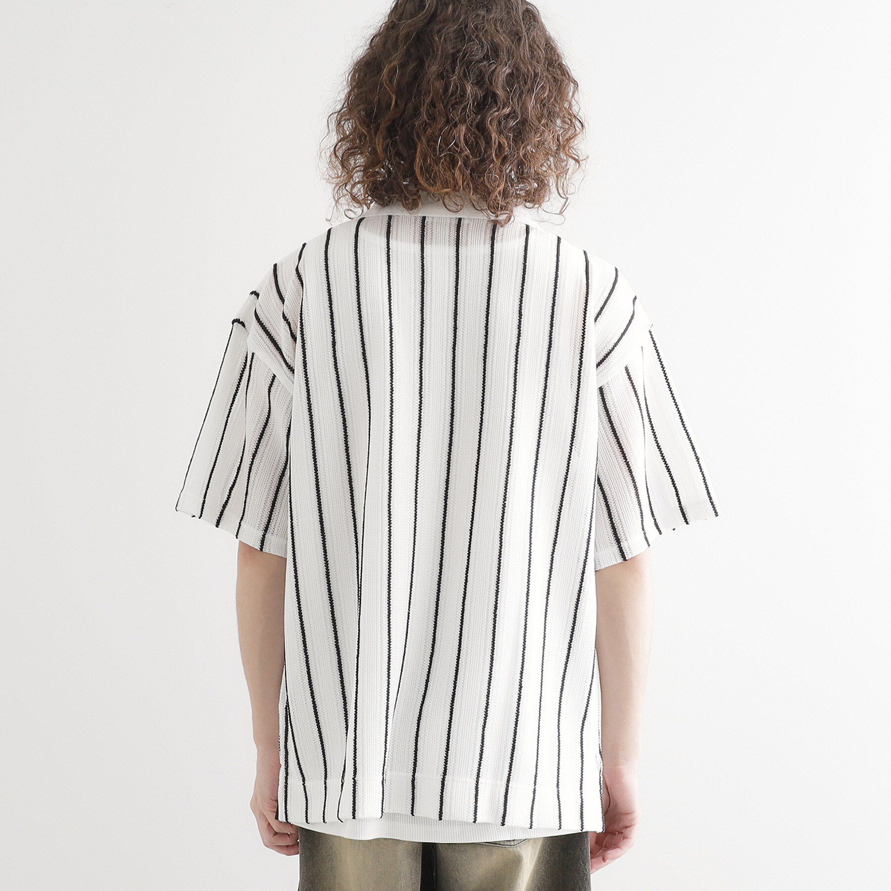 tk.TAKEO KIKUCHI「【セットアイテム】透かし編みオープンシャツ」|シャツ・ブラウス|