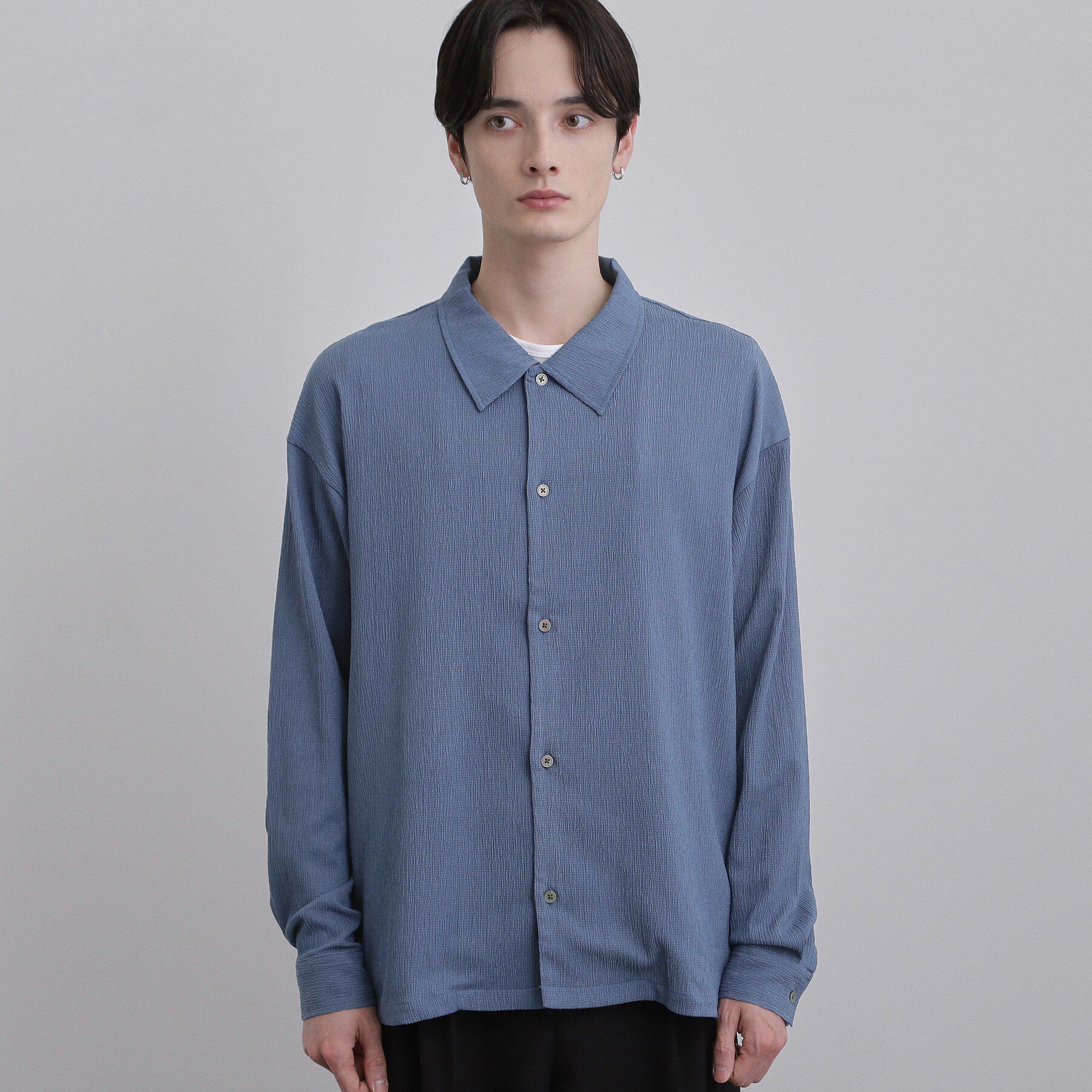 tk.TAKEO KIKUCHI「楊柳長袖シャツ」|シャツ・ブラウス|