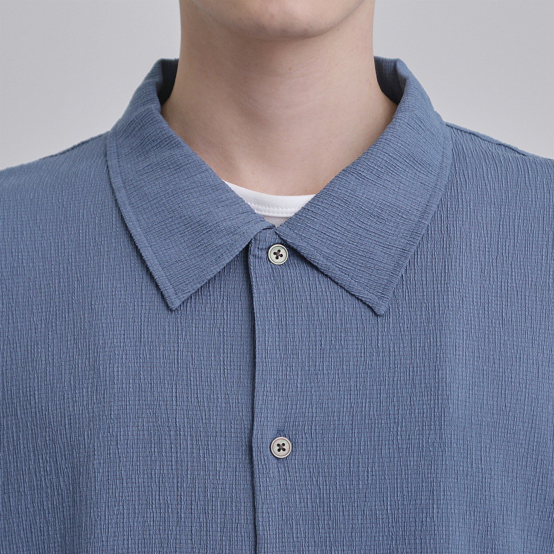 tk.TAKEO KIKUCHI「楊柳長袖シャツ」|シャツ・ブラウス|