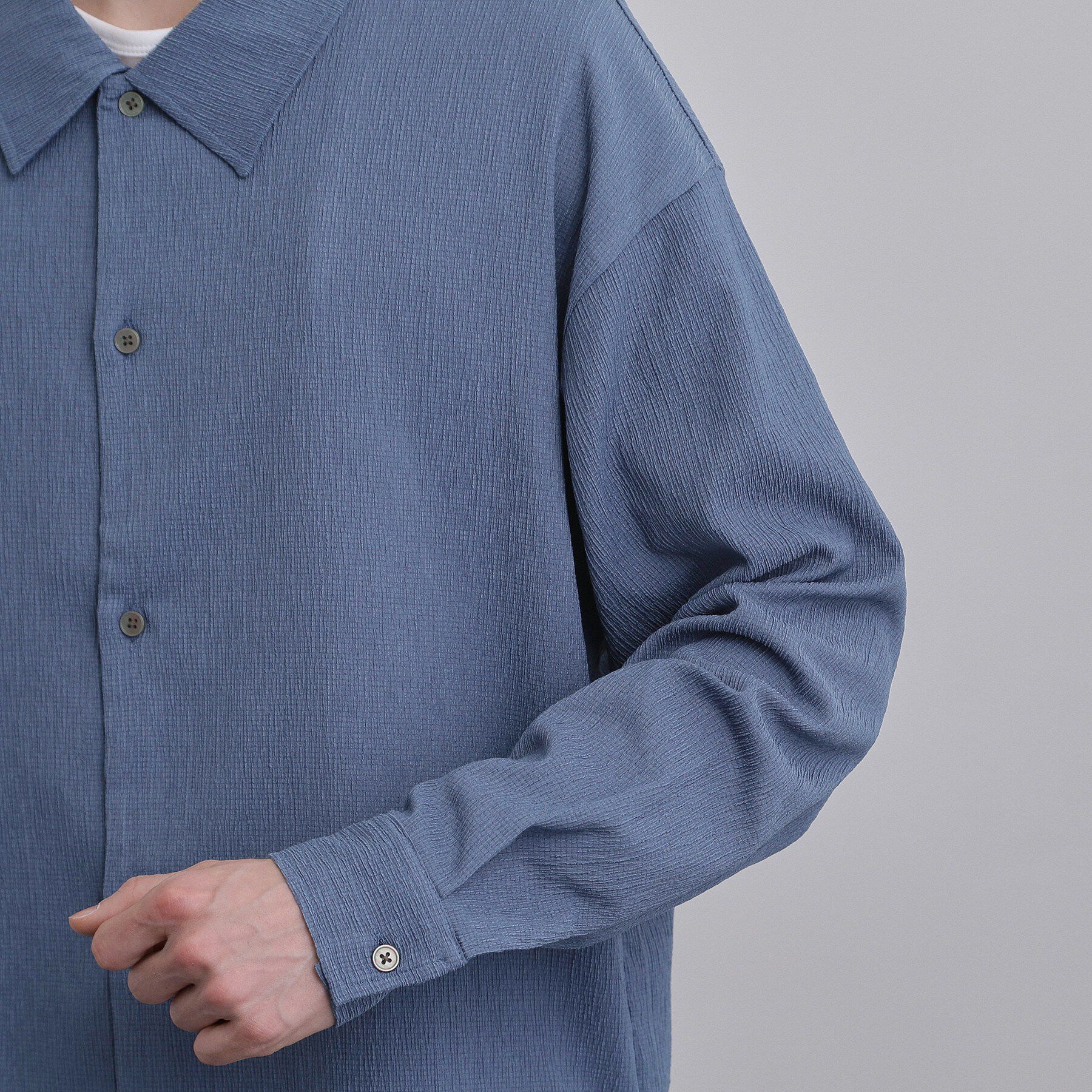 tk.TAKEO KIKUCHI「楊柳長袖シャツ」|シャツ・ブラウス|