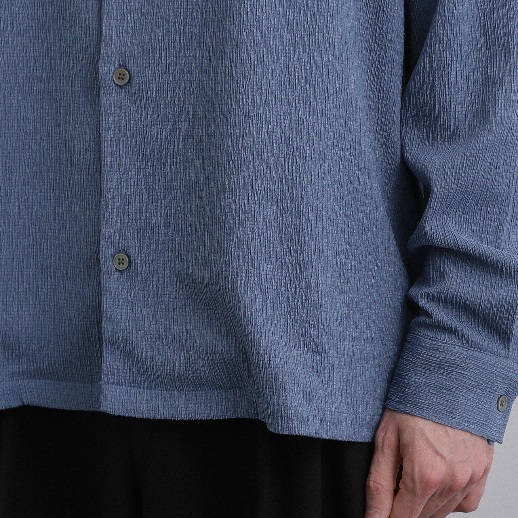 tk.TAKEO KIKUCHI「楊柳長袖シャツ」|シャツ・ブラウス|