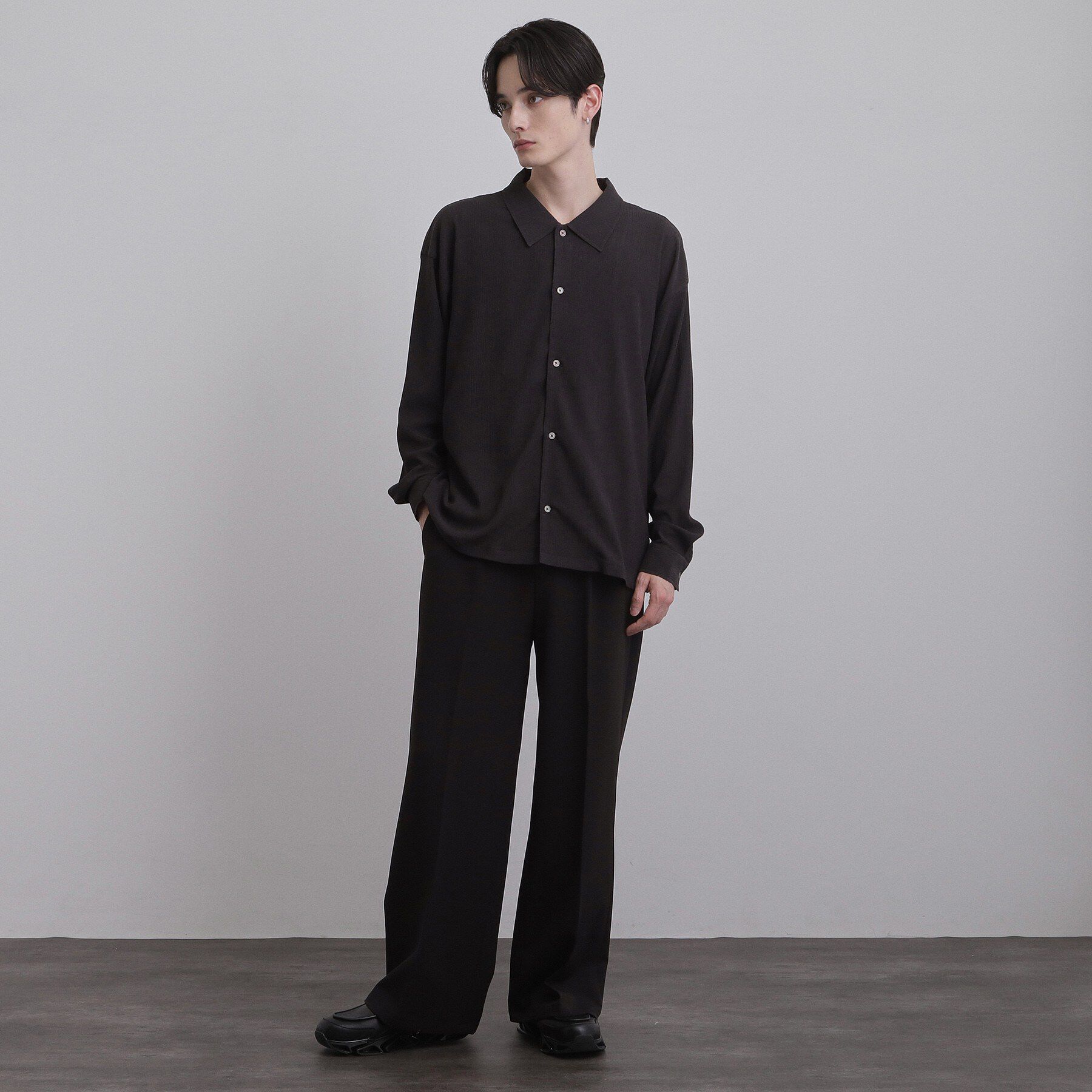 tk.TAKEO KIKUCHI「楊柳長袖シャツ」|シャツ・ブラウス|