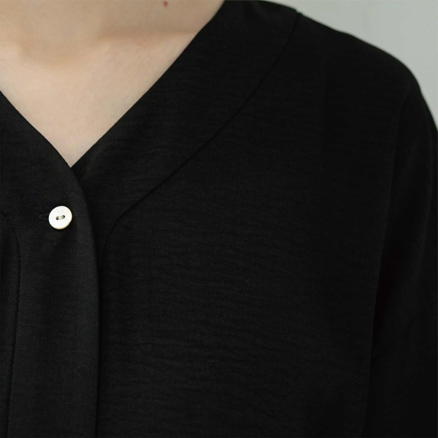 OPAQUE.CLIP「シャーリングフィット＆フレアワンピース【洗濯機洗い可】」|ワンピース|